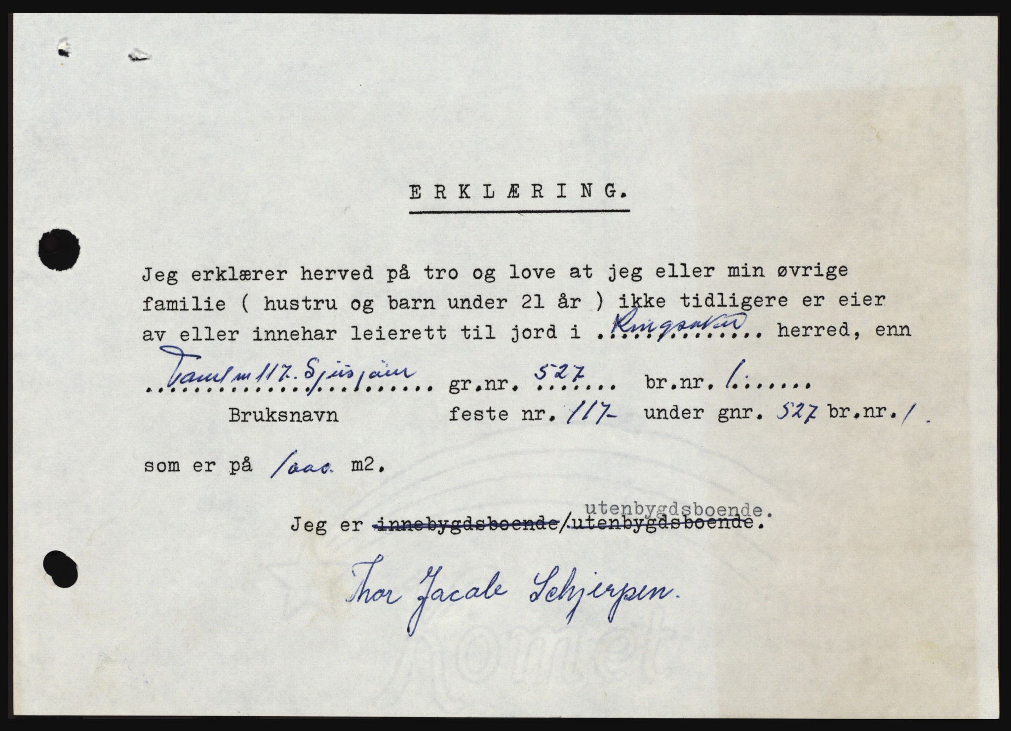 Nord-Hedmark sorenskriveri, SAH/TING-012/H/Hc/L0024: Mortgage book no. 24, 1966-1966, Diary no: : 4733/1966