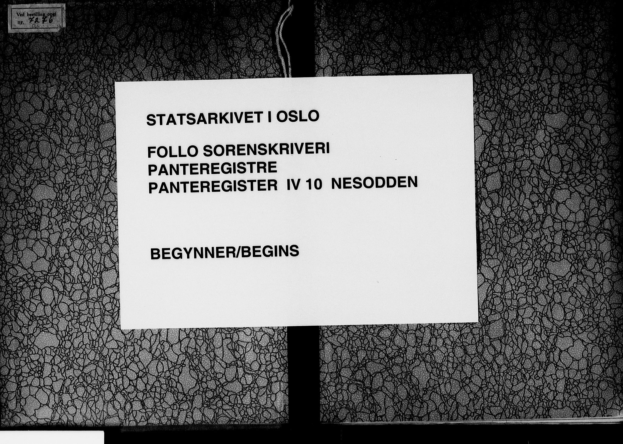 Follo sorenskriveri, SAO/A-10274/G/Gb/Gbd/L0010: Mortgage register no. IV 10, 1932-1938