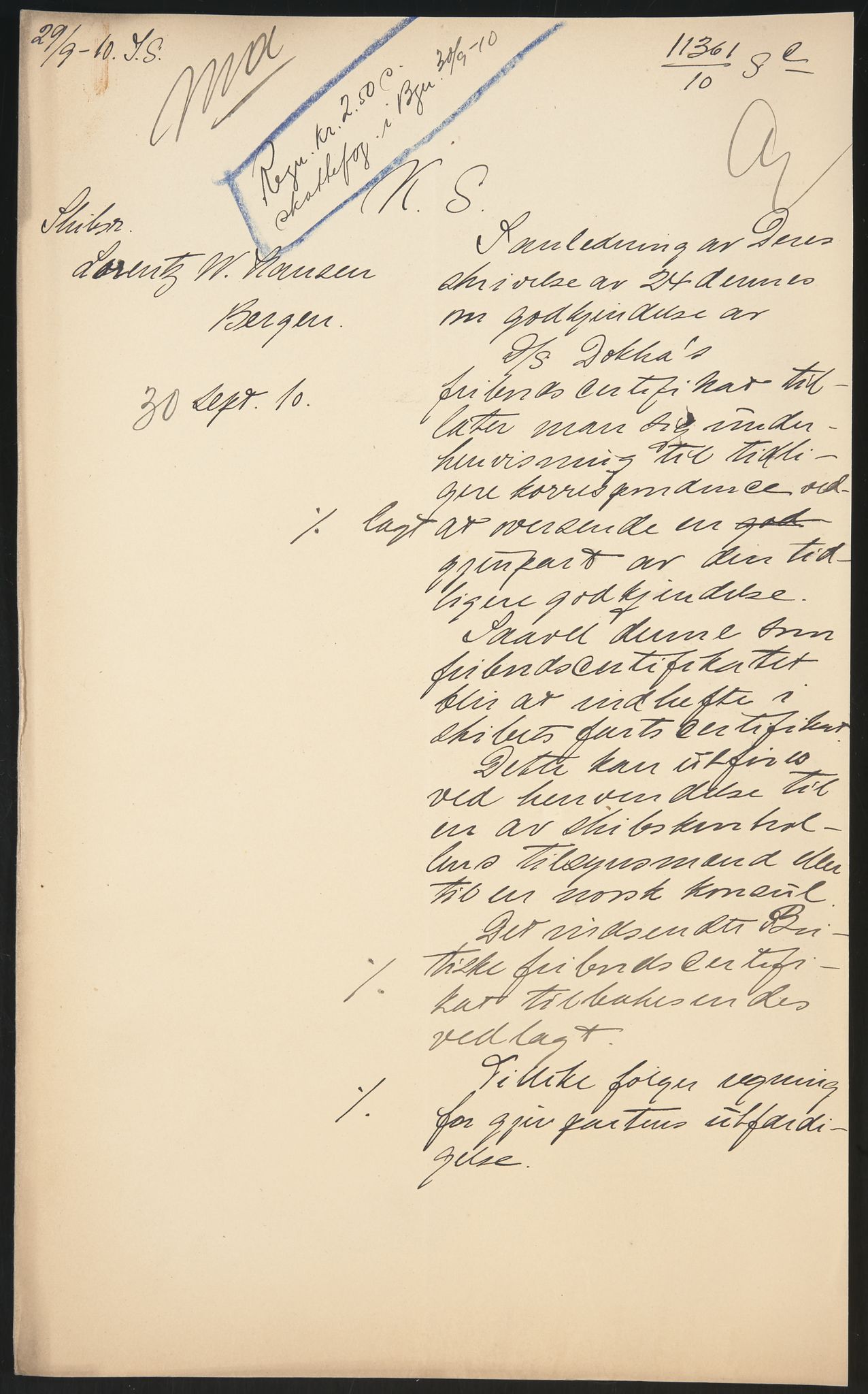 Sjøfartsdirektoratet med forløpere, skipsmapper slettede skip, AV/RA-S-4998/F/Fa/L0245: --, 1876-1919, p. 182