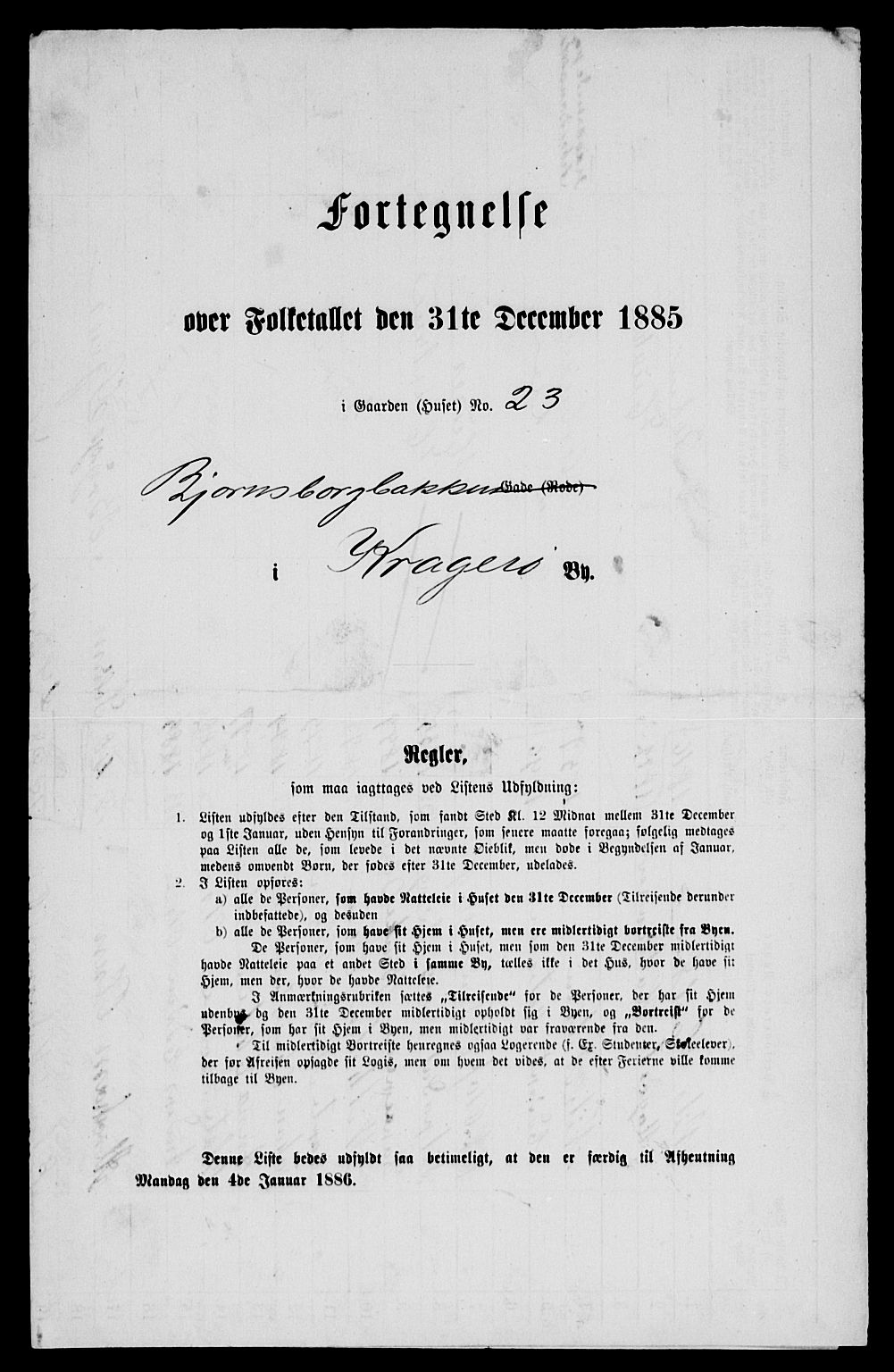 SAKO, 1885 census for 0801 Kragerø, 1885, p. 930