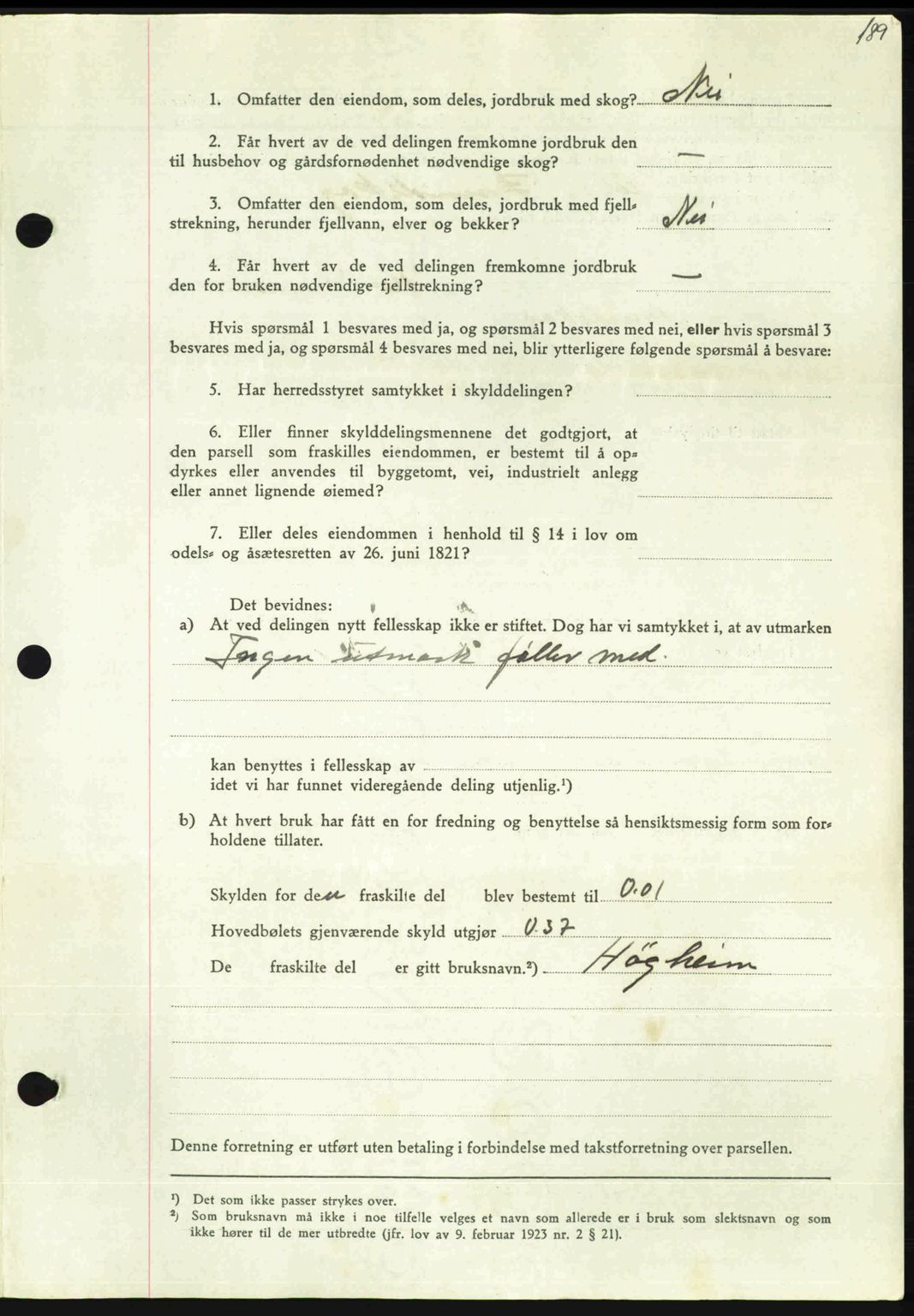 Nordmøre sorenskriveri, AV/SAT-A-4132/1/2/2Ca: Mortgage book no. A109, 1948-1948, Diary no: : 2469/1948