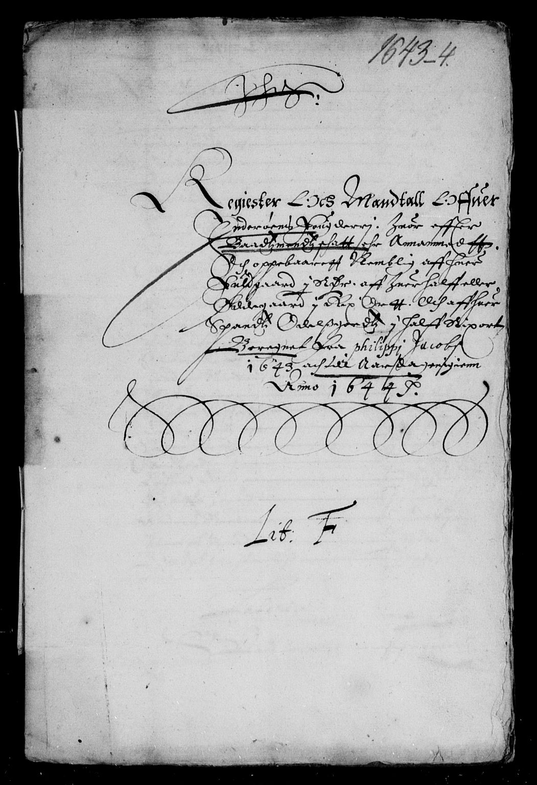 Rentekammeret inntil 1814, Reviderte regnskaper, Lensregnskaper, RA/EA-5023/R/Rb/Rbw/L0079: Trondheim len, 1643-1644