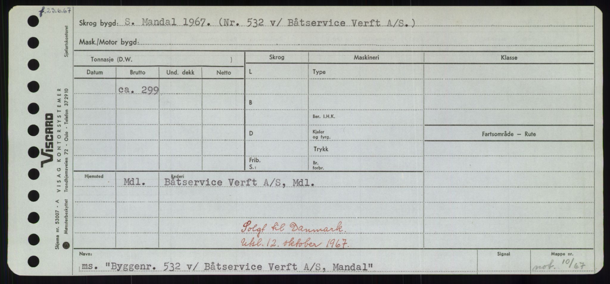 Sjøfartsdirektoratet med forløpere, Skipsmålingen, RA/S-1627/H/Hd/L0006: Fartøy, Byg-Båt, p. 117