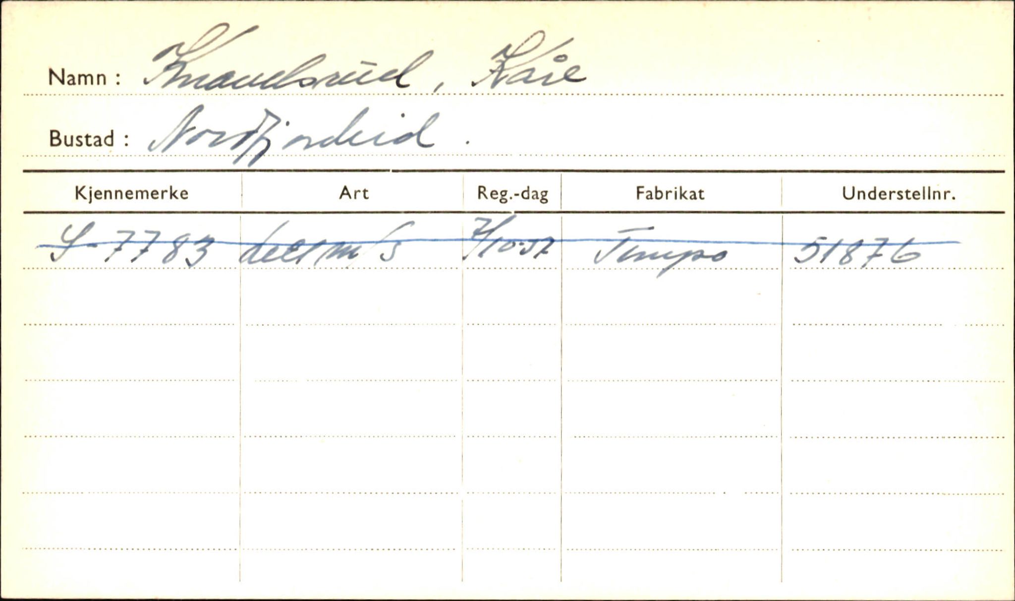 Statens vegvesen, Sogn og Fjordane vegkontor, SAB/A-5301/4/F/L0001B: Eigarregister Fjordane til 1.6.1961, 1930-1961, p. 202