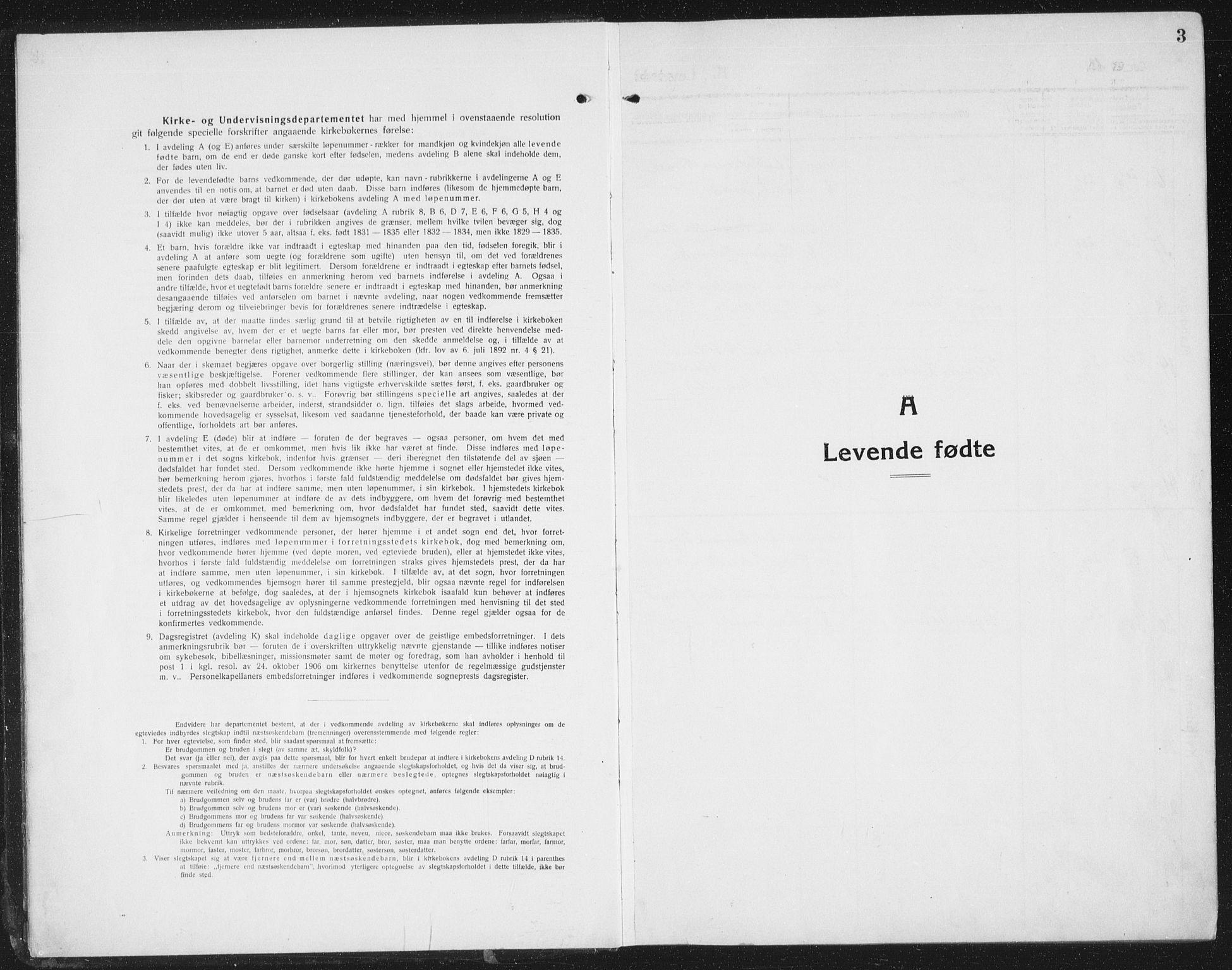Ministerialprotokoller, klokkerbøker og fødselsregistre - Sør-Trøndelag, SAT/A-1456/695/L1158: Parish register (copy) no. 695C09, 1913-1940, p. 3