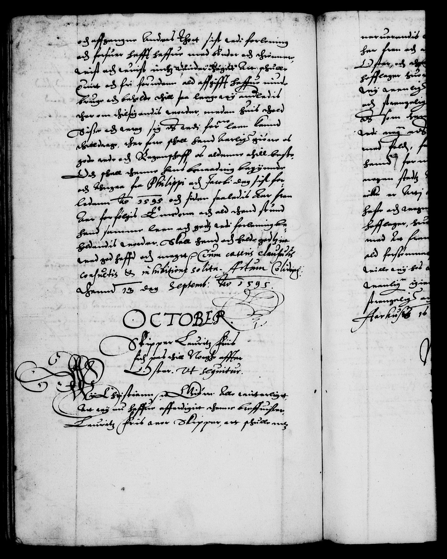 Danske Kanselli 1572-1799, AV/RA-EA-3023/F/Fc/Fca/Fcaa/L0002: Norske registre (mikrofilm), 1588-1596, p. 263b