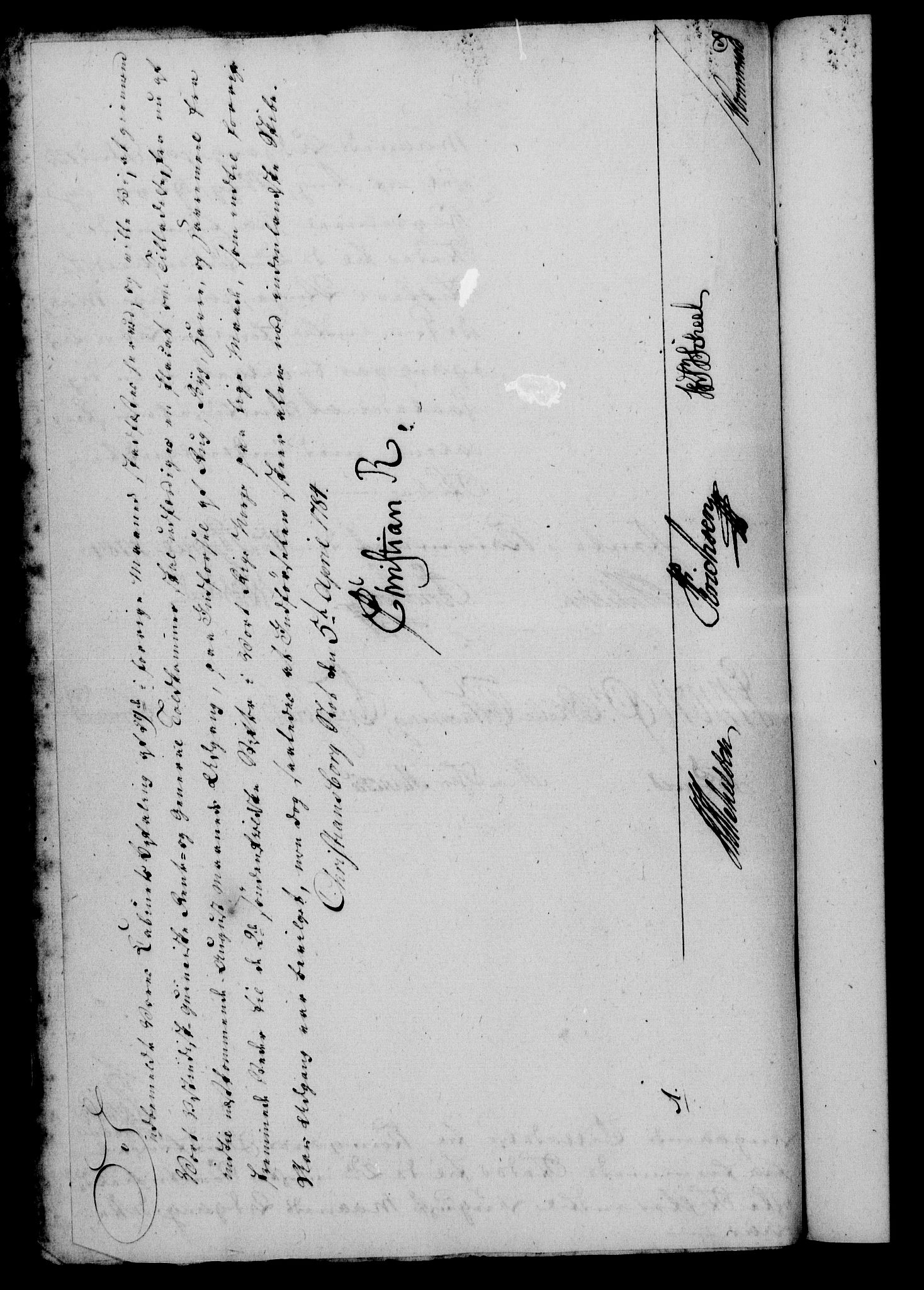 Rentekammeret, Kammerkanselliet, RA/EA-3111/G/Gf/Gfa/L0066: Norsk relasjons- og resolusjonsprotokoll (merket RK 52.66), 1784, p. 318