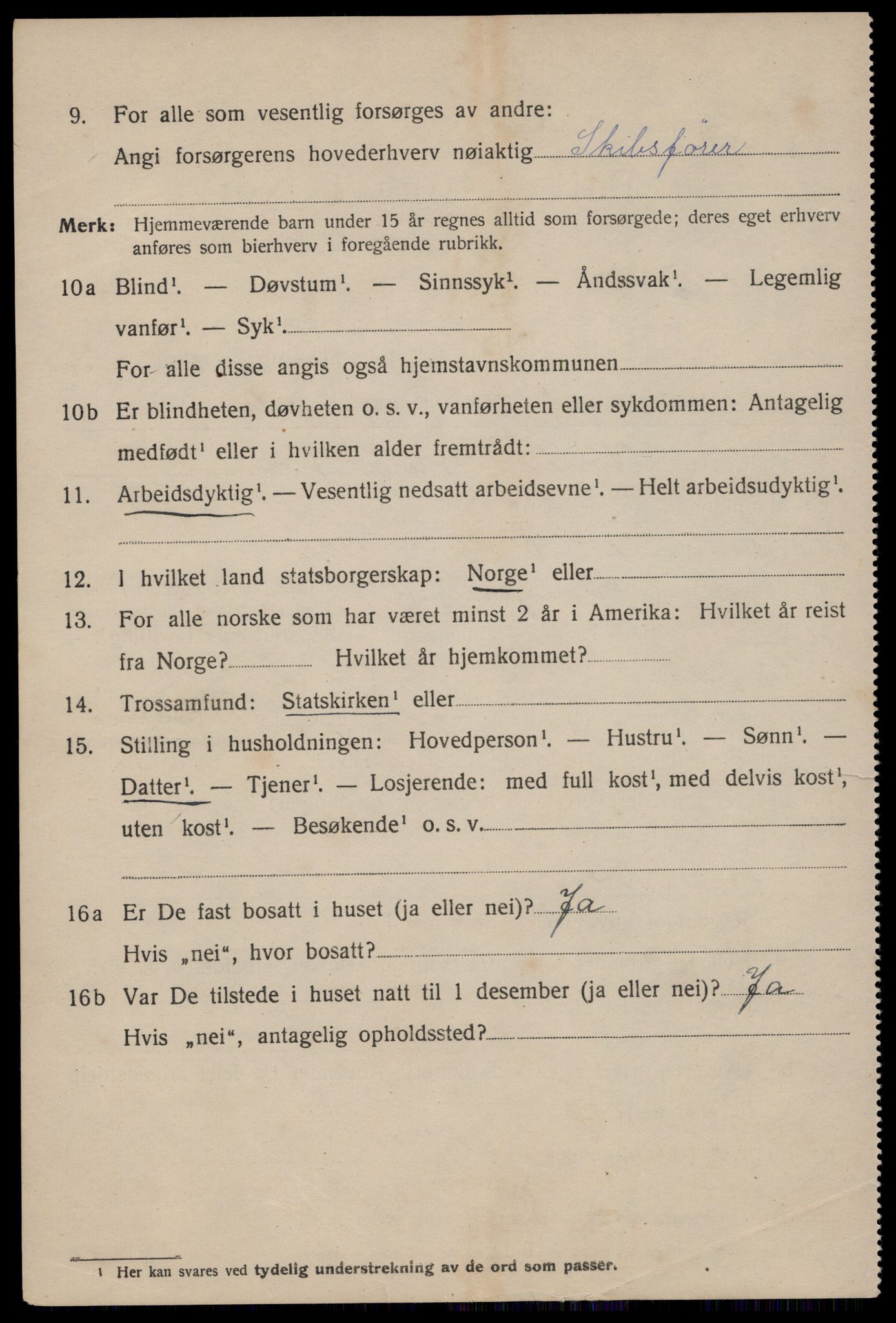 SAST, 1920 census for Haugesund, 1920, p. 14362