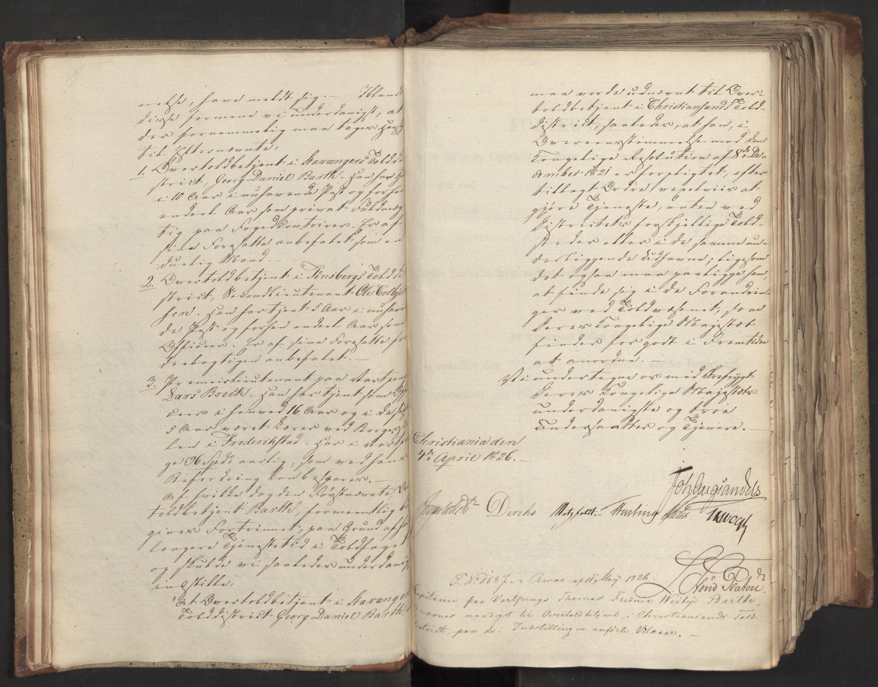 Statsrådsavdelingen i Stockholm, AV/RA-S-1003/D/Da/L0046: Regjeringsinnstillinger nr. 3308-3500, 1826, p. 16