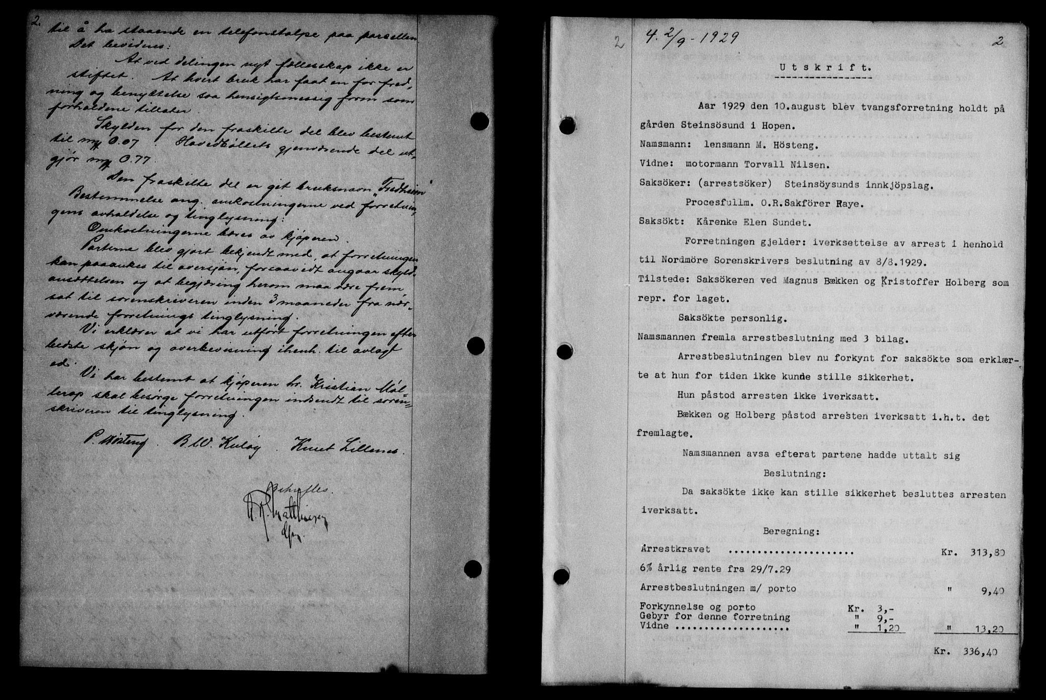 Nordmøre sorenskriveri, AV/SAT-A-4132/1/2/2Ca/L0068: Mortgage book no. 58, 1929-1930, Deed date: 02.09.1929