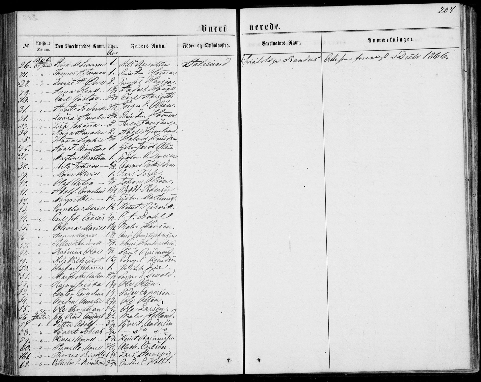 Ministerialprotokoller, klokkerbøker og fødselsregistre - Møre og Romsdal, AV/SAT-A-1454/529/L0452: Parish register (official) no. 529A02, 1864-1871, p. 204