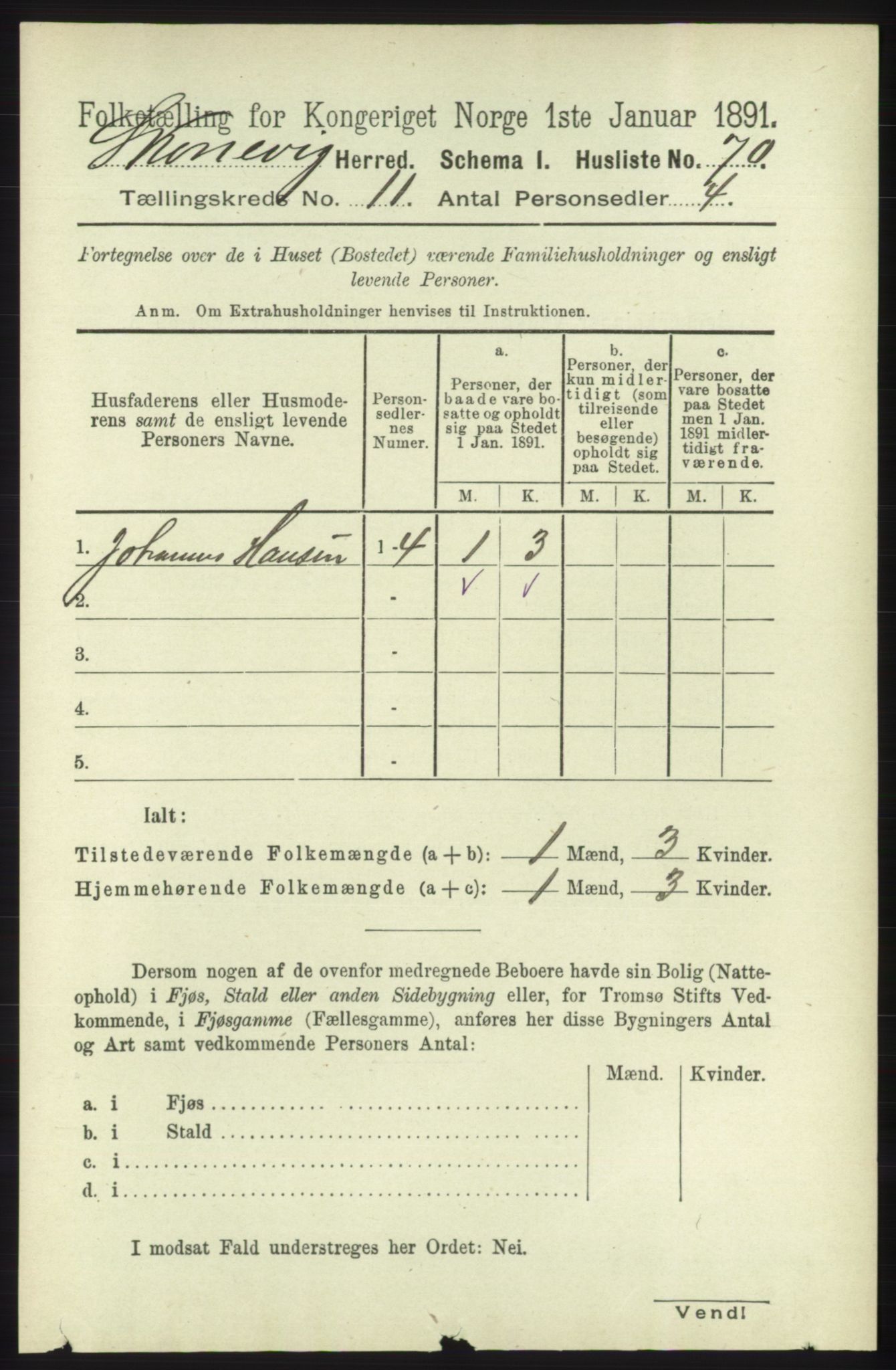 RA, 1891 census for 1212 Skånevik, 1891, p. 3321