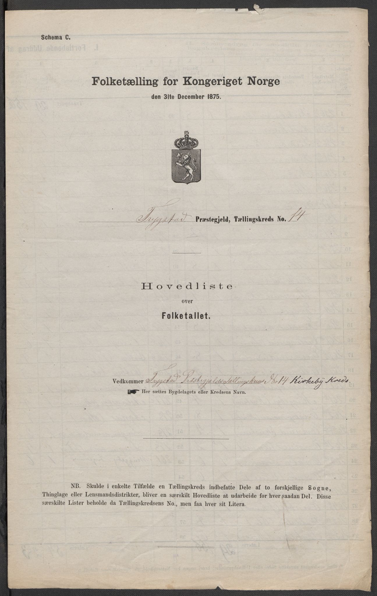 RA, 1875 census for 0122P Trøgstad, 1875, p. 40
