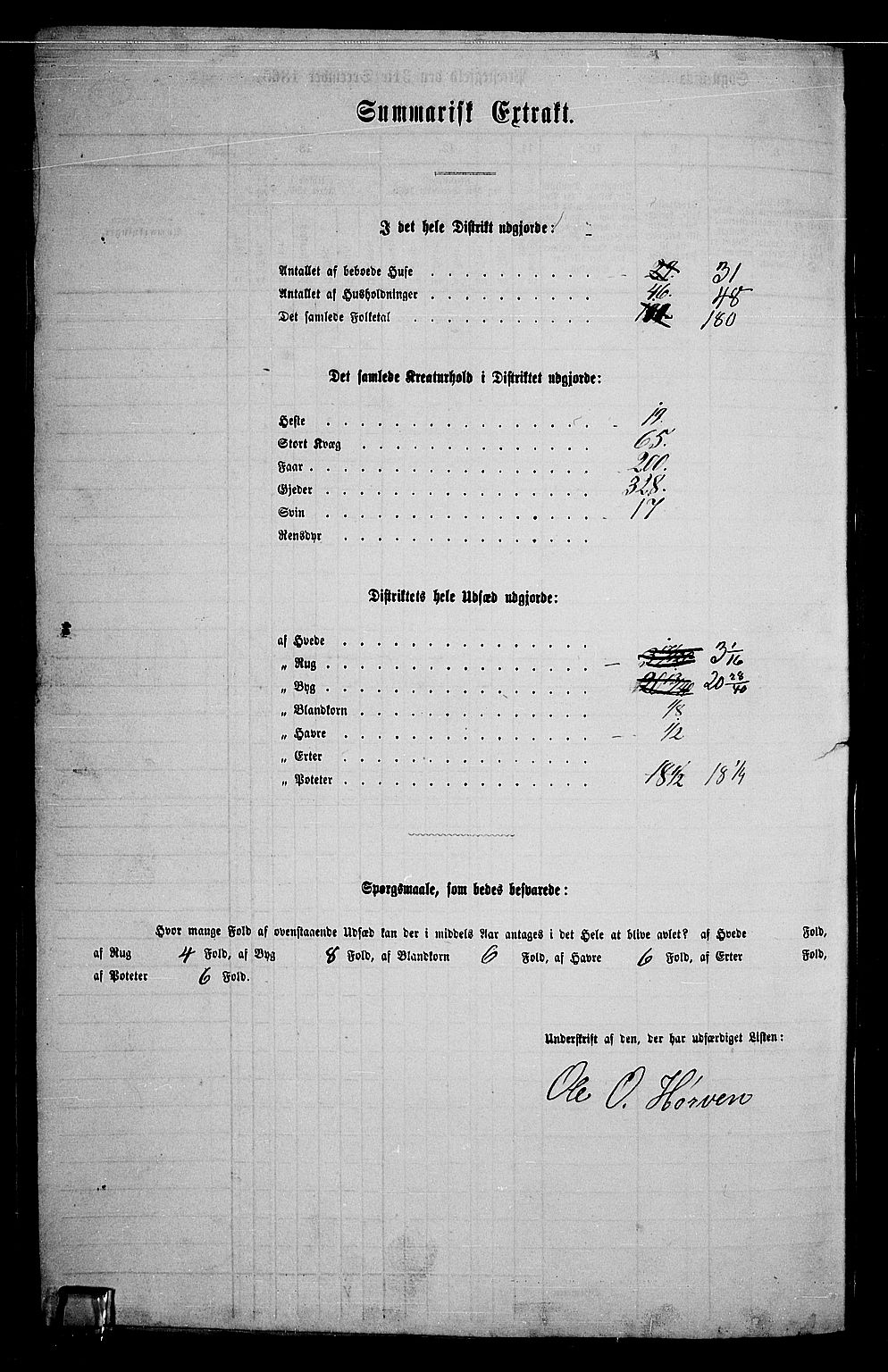 RA, 1865 census for Skjåk, 1865, p. 97