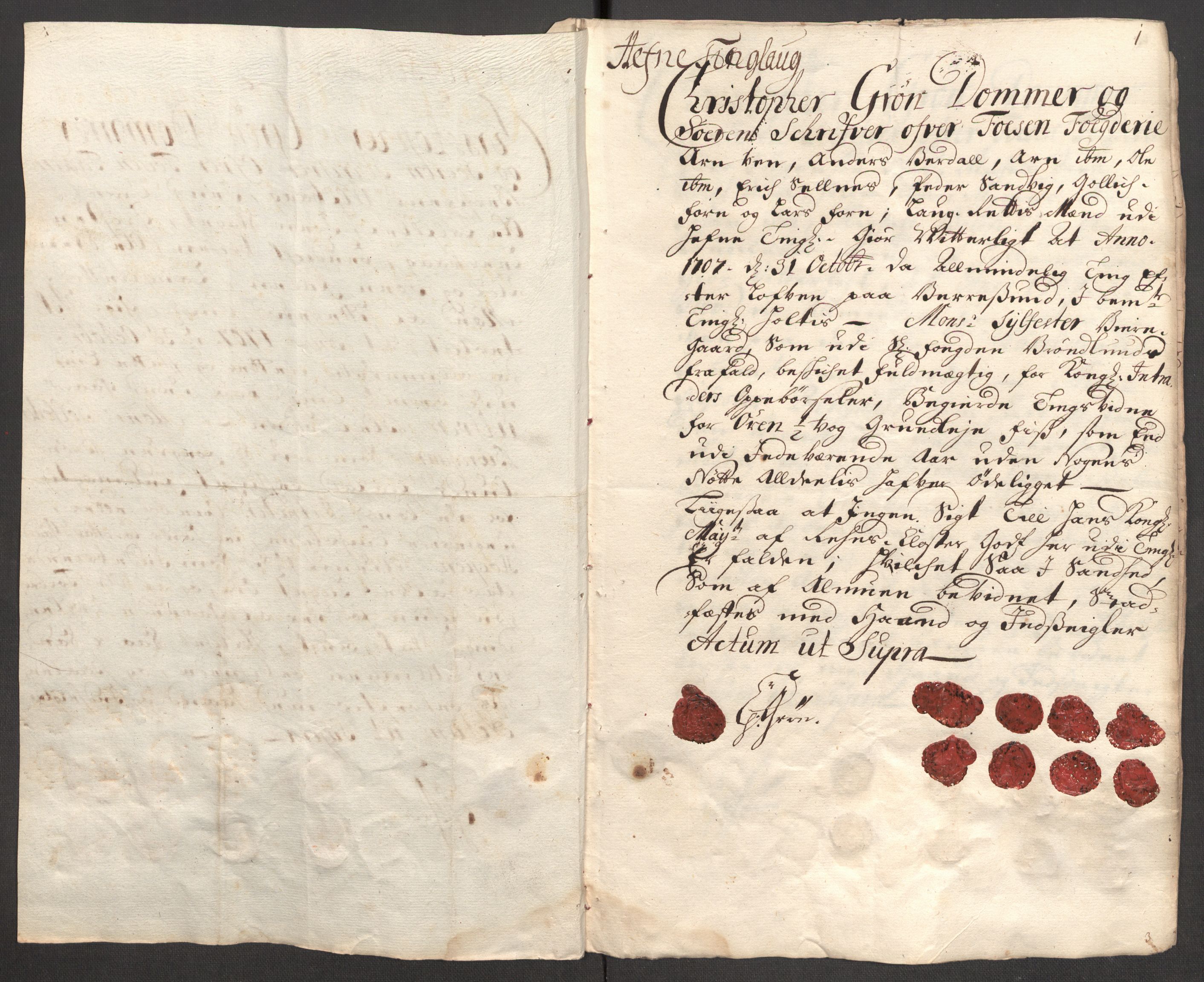 Rentekammeret inntil 1814, Reviderte regnskaper, Fogderegnskap, AV/RA-EA-4092/R57/L3857: Fogderegnskap Fosen, 1706-1707, p. 431