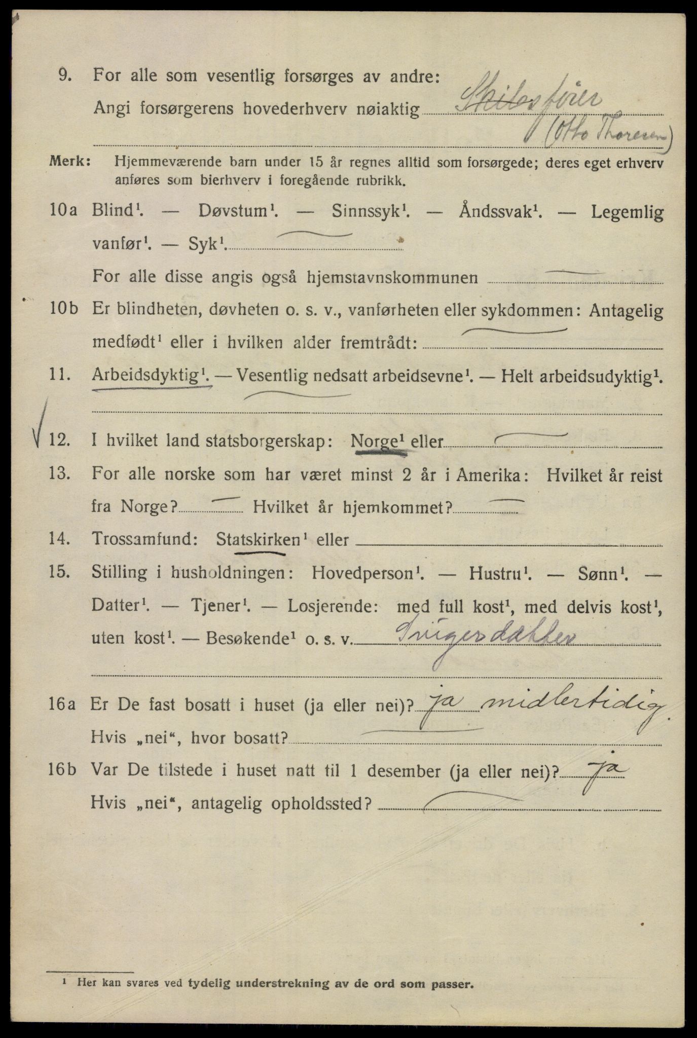 SAO, 1920 census for Kristiania, 1920, p. 145390