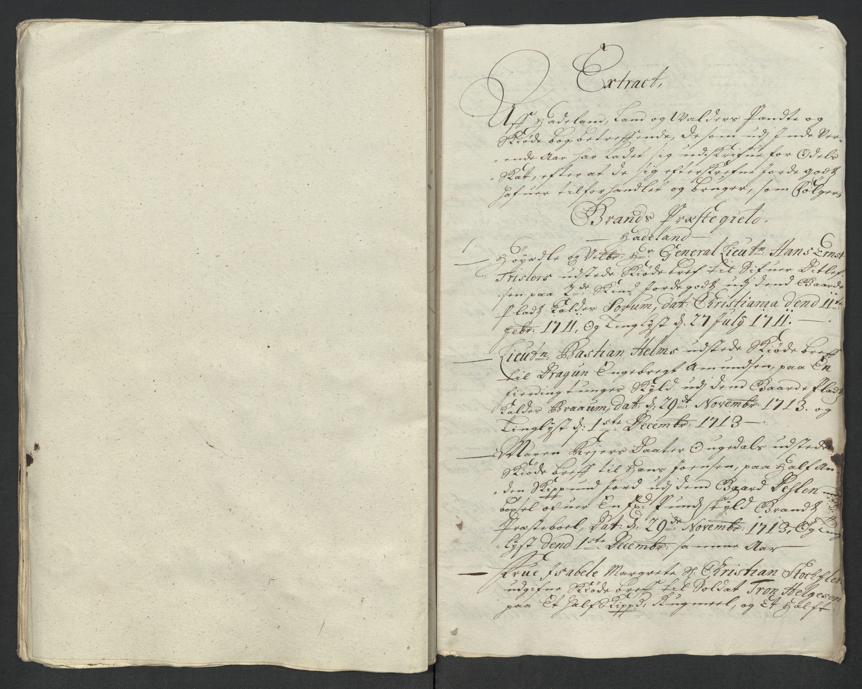 Rentekammeret inntil 1814, Reviderte regnskaper, Fogderegnskap, AV/RA-EA-4092/R18/L1313: Fogderegnskap Hadeland, Toten og Valdres, 1714, p. 175