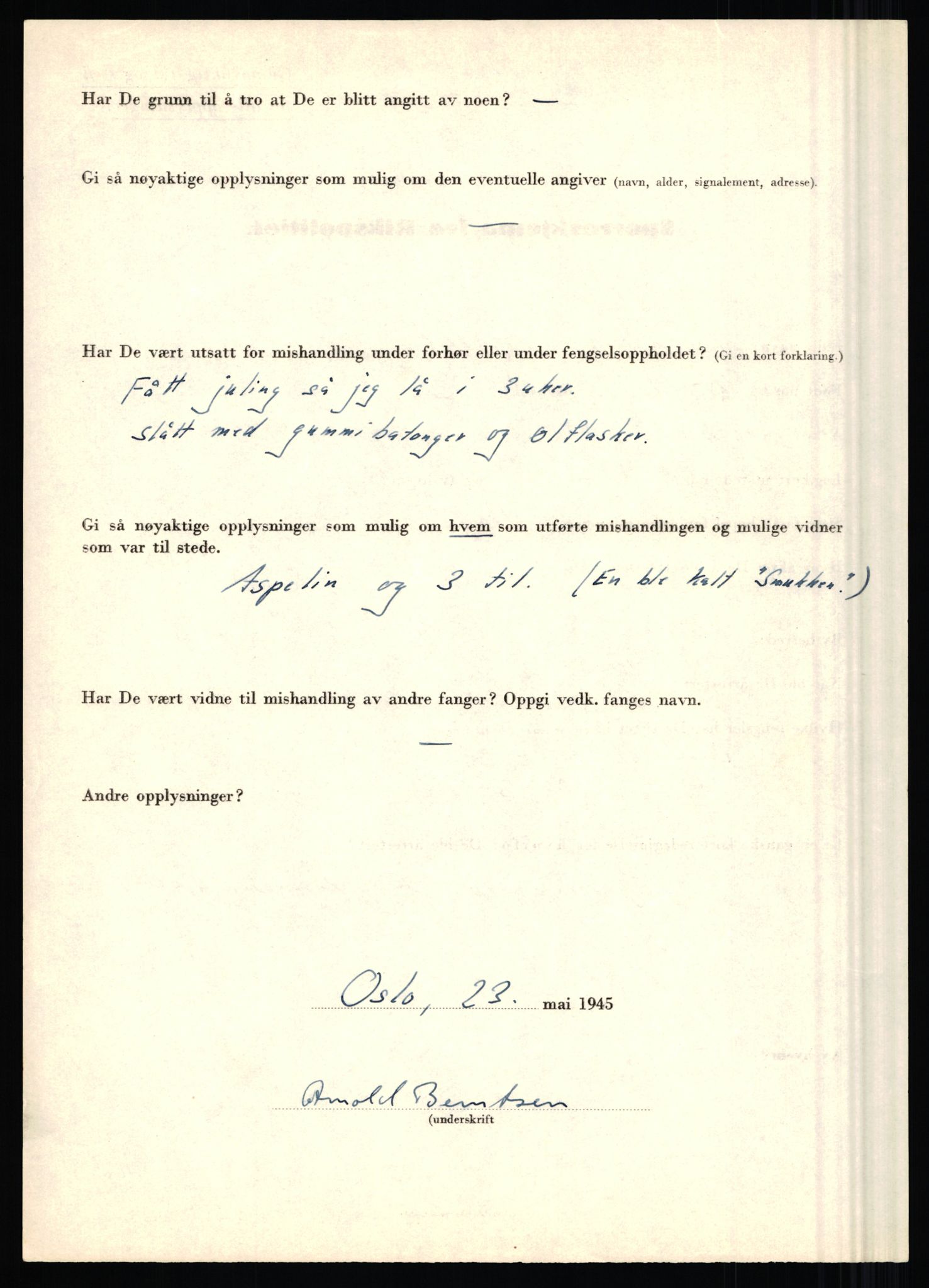 Rikspolitisjefen, AV/RA-S-1560/L/L0002: Berg, Alf - Bråthen, Thorleif, 1940-1945, p. 300