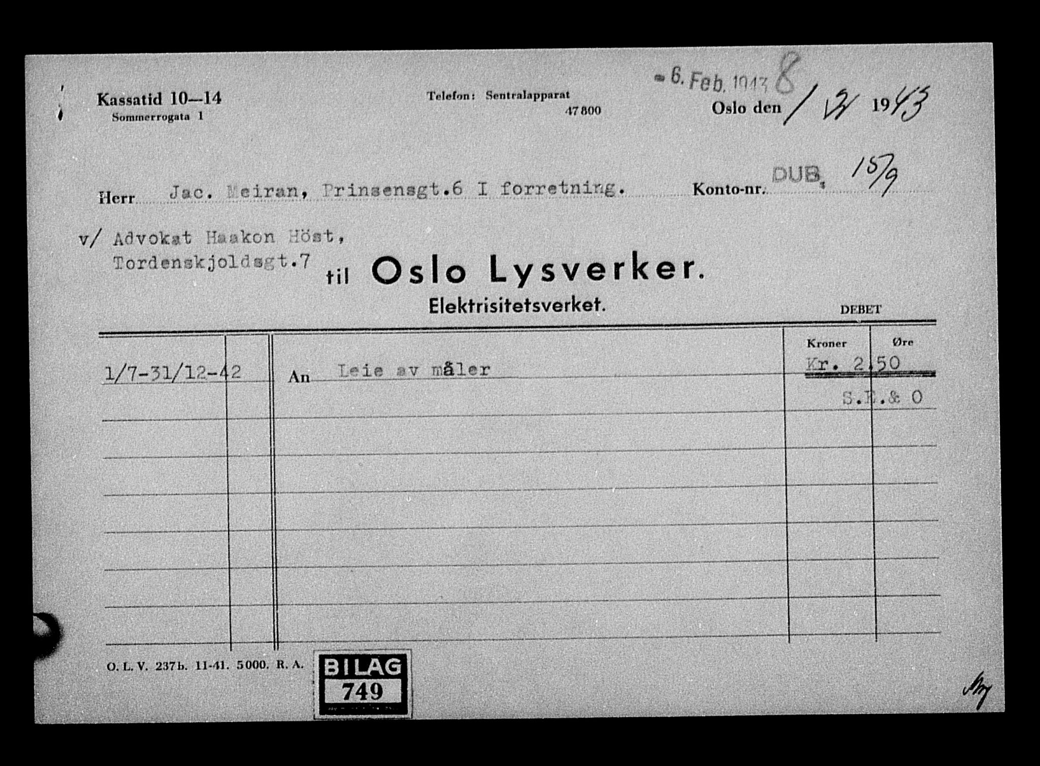 Justisdepartementet, Tilbakeføringskontoret for inndratte formuer, AV/RA-S-1564/H/Hc/Hcc/L0929: --, 1945-1947, p. 255