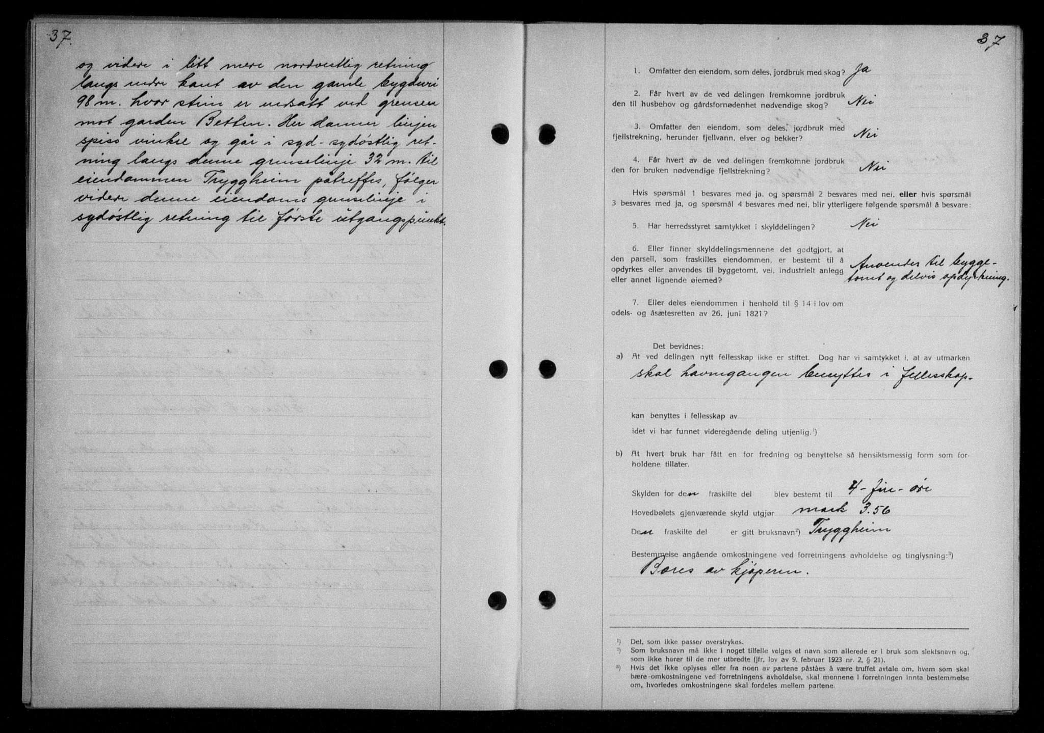 Nordmøre sorenskriveri, AV/SAT-A-4132/1/2/2Ca/L0082: Mortgage book no. 72, 1934-1934, Deed date: 30.07.1934