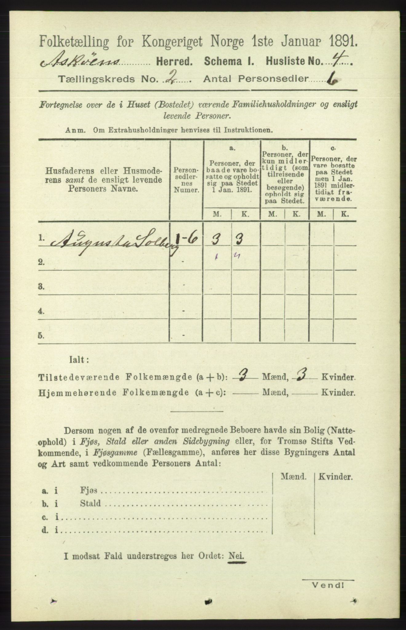 RA, 1891 census for 1247 Askøy, 1891, p. 1036