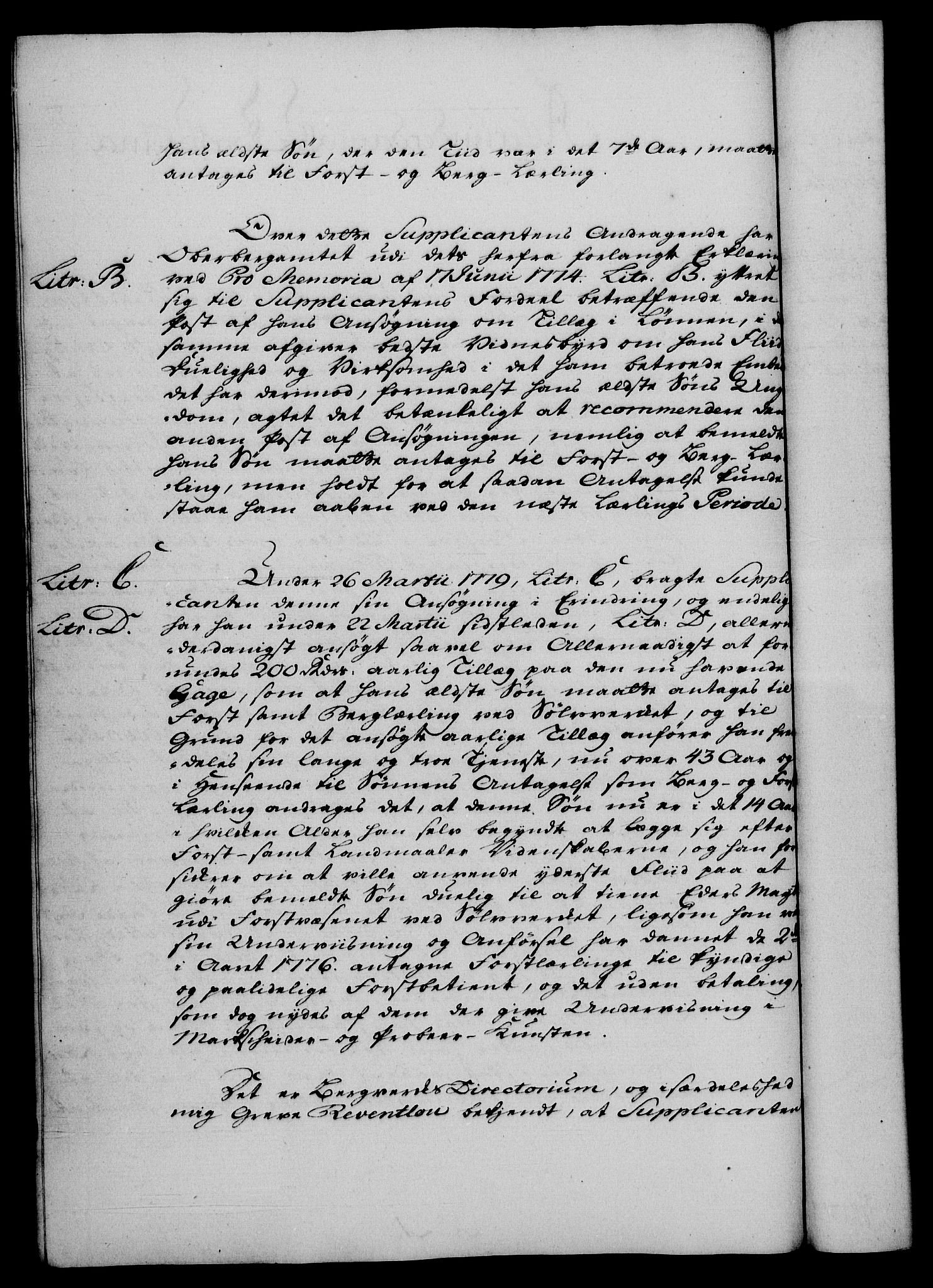 Rentekammeret, Renteskriverkontorene, AV/RA-EA-3115/M/Mf/Mfa/L0003: Resolusjonsprotokoll med register (merket RK 54.3), 1781