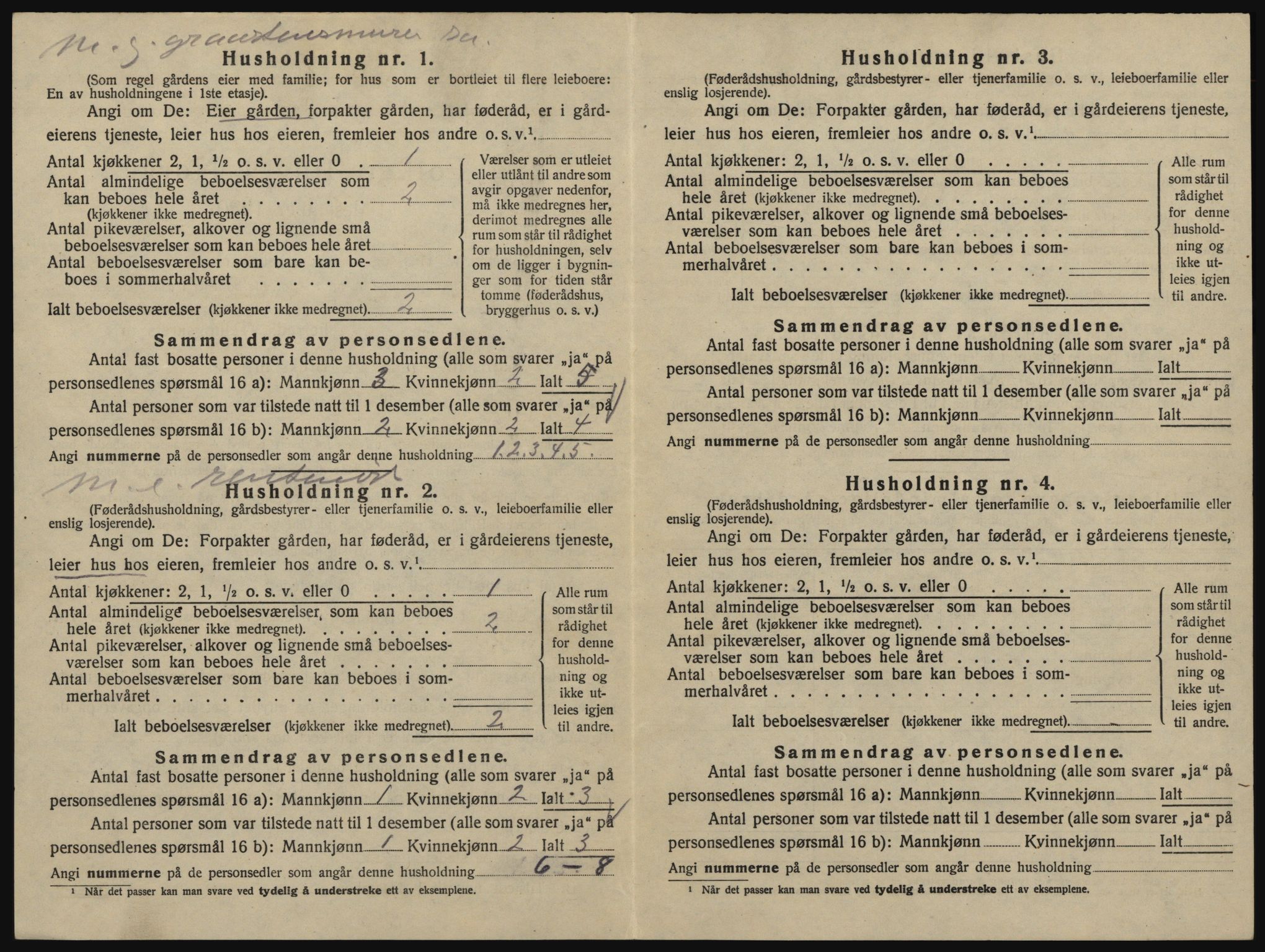 SAO, 1920 census for Glemmen, 1920, p. 2220