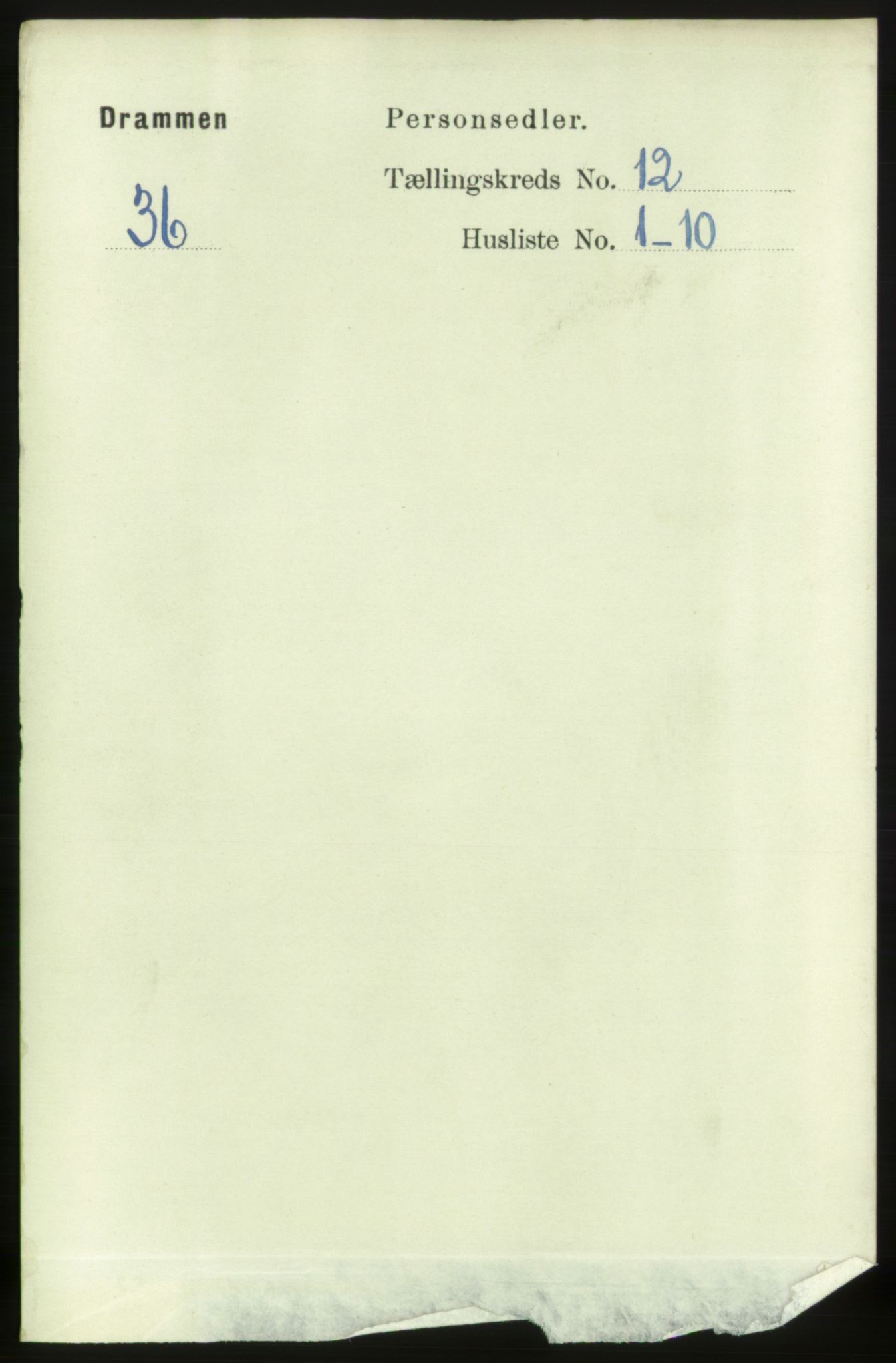 RA, 1891 census for 0602 Drammen, 1891, p. 8959