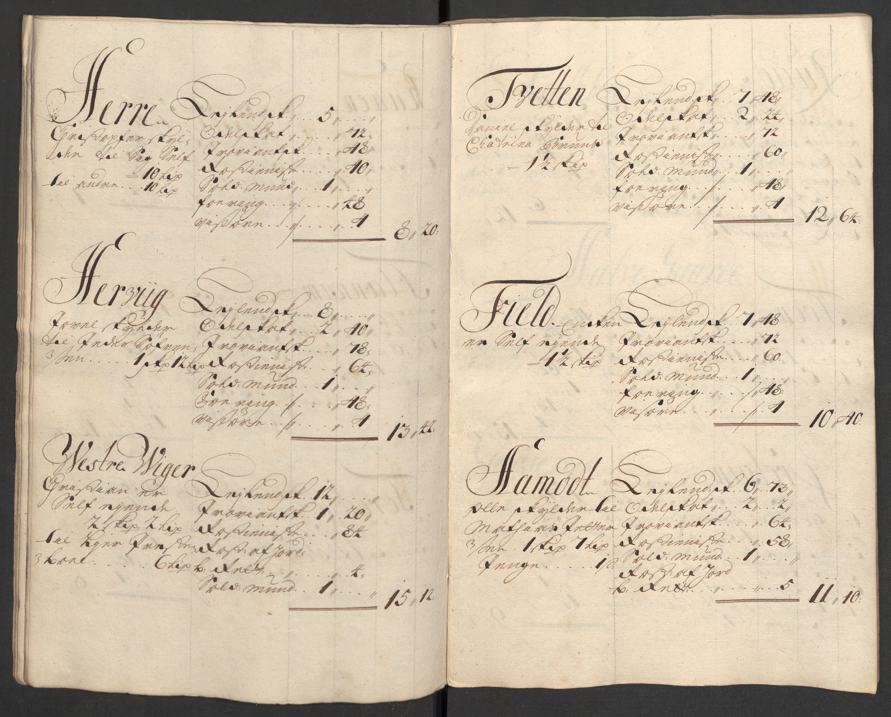 Rentekammeret inntil 1814, Reviderte regnskaper, Fogderegnskap, RA/EA-4092/R31/L1702: Fogderegnskap Hurum, Røyken, Eiker, Lier og Buskerud, 1708, p. 154