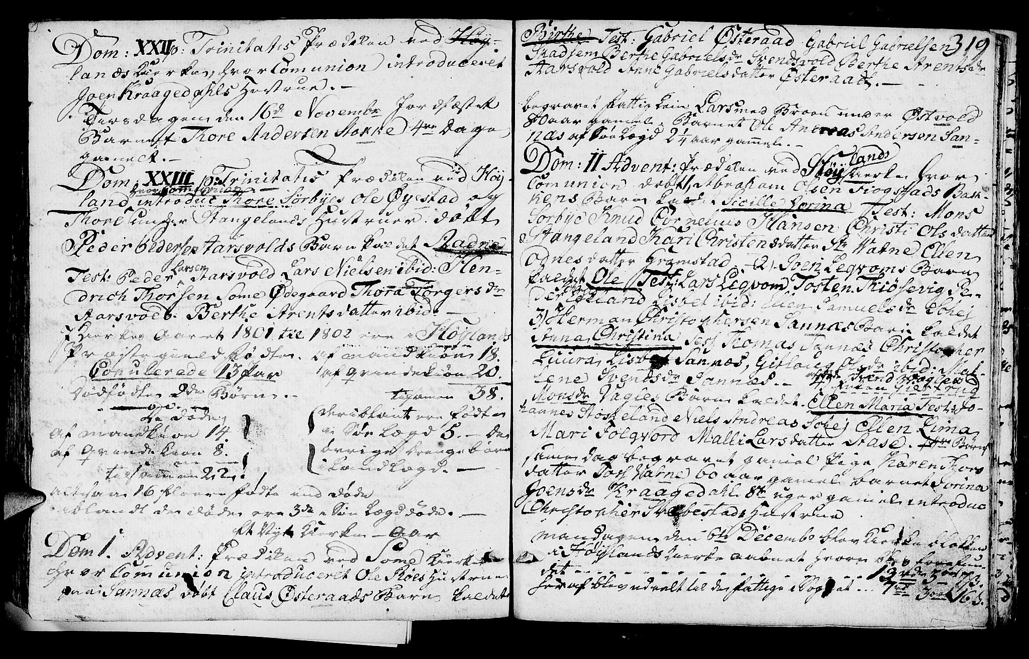 Høyland sokneprestkontor, AV/SAST-A-101799/001/30BA/L0004: Parish register (official) no. A 4, 1784-1803, p. 319