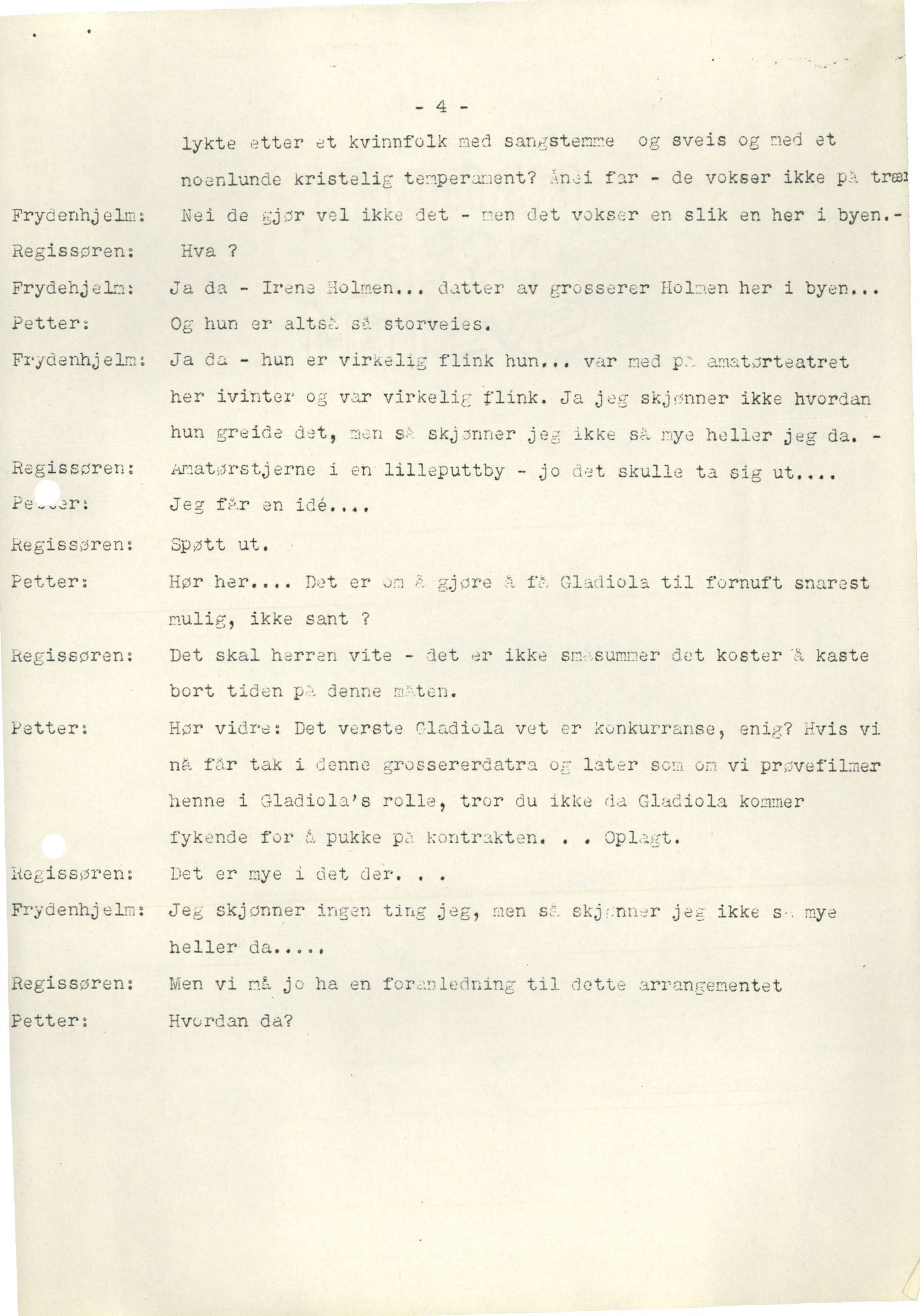 Otto Nielsen, TRKO/PA-1176/F/L0005/0050: Revytekster og viser / Kamera - klar (Første akt)
