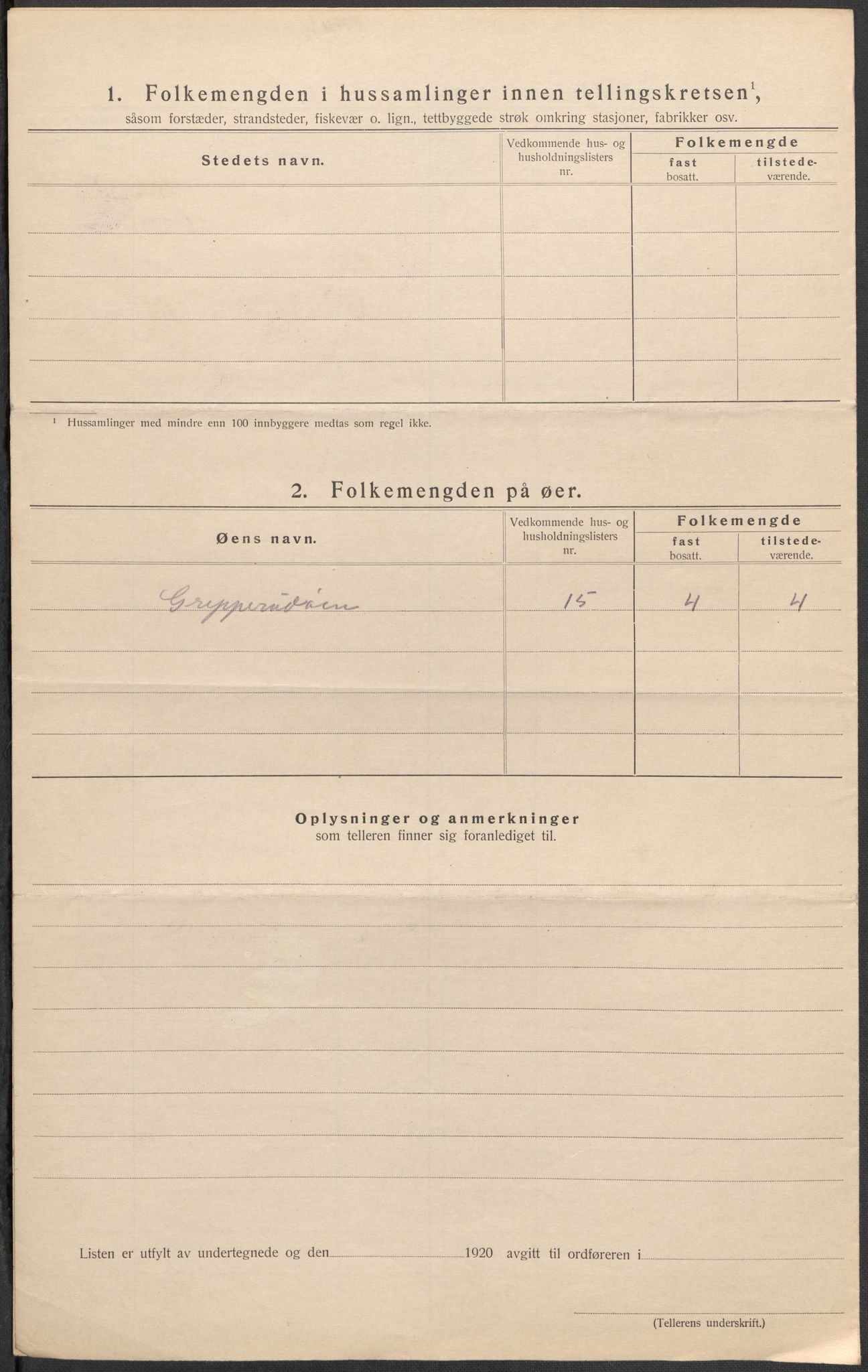 SAO, 1920 census for Høland, 1920, p. 45