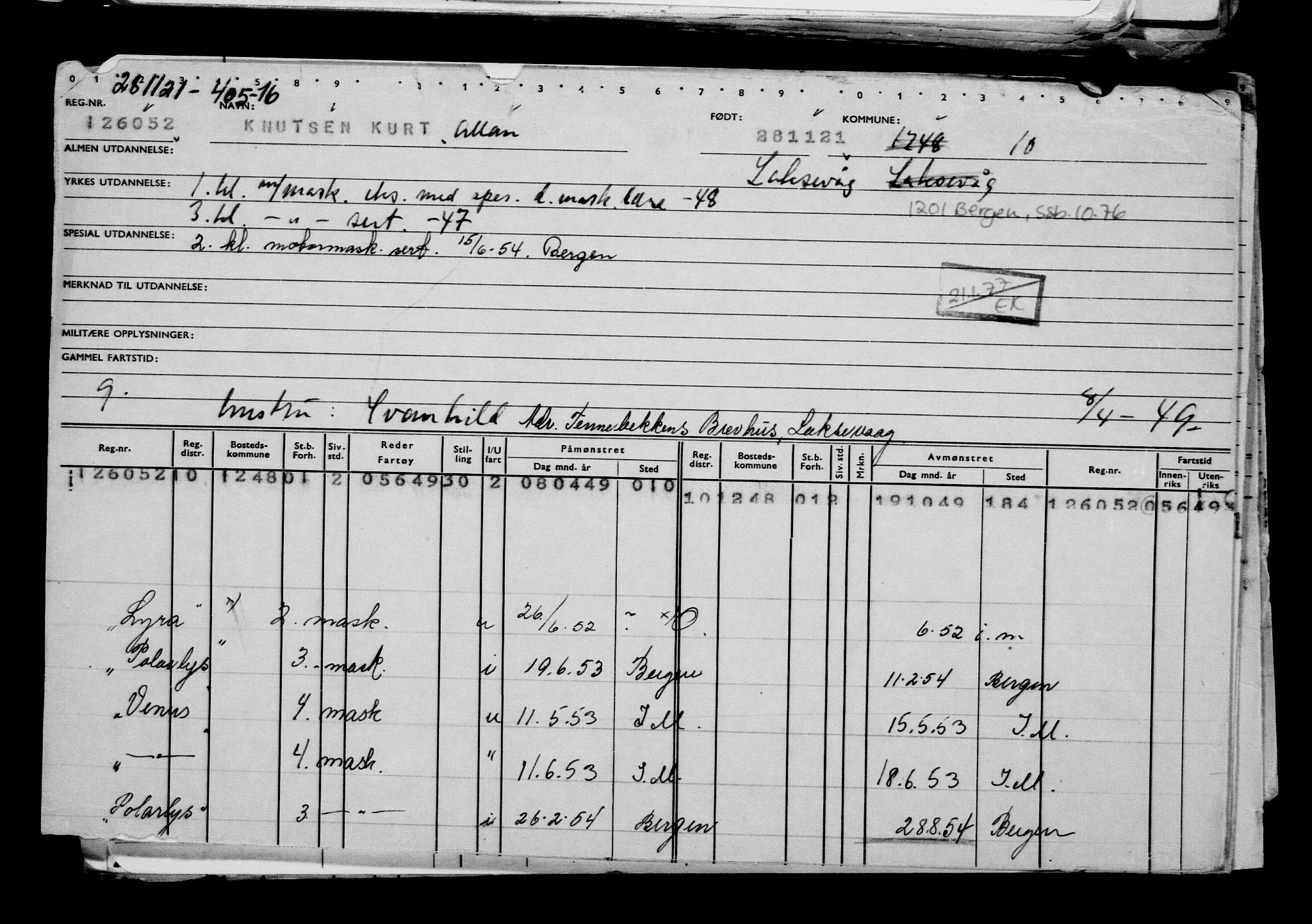 Direktoratet for sjømenn, AV/RA-S-3545/G/Gb/L0200: Hovedkort, 1921, p. 292