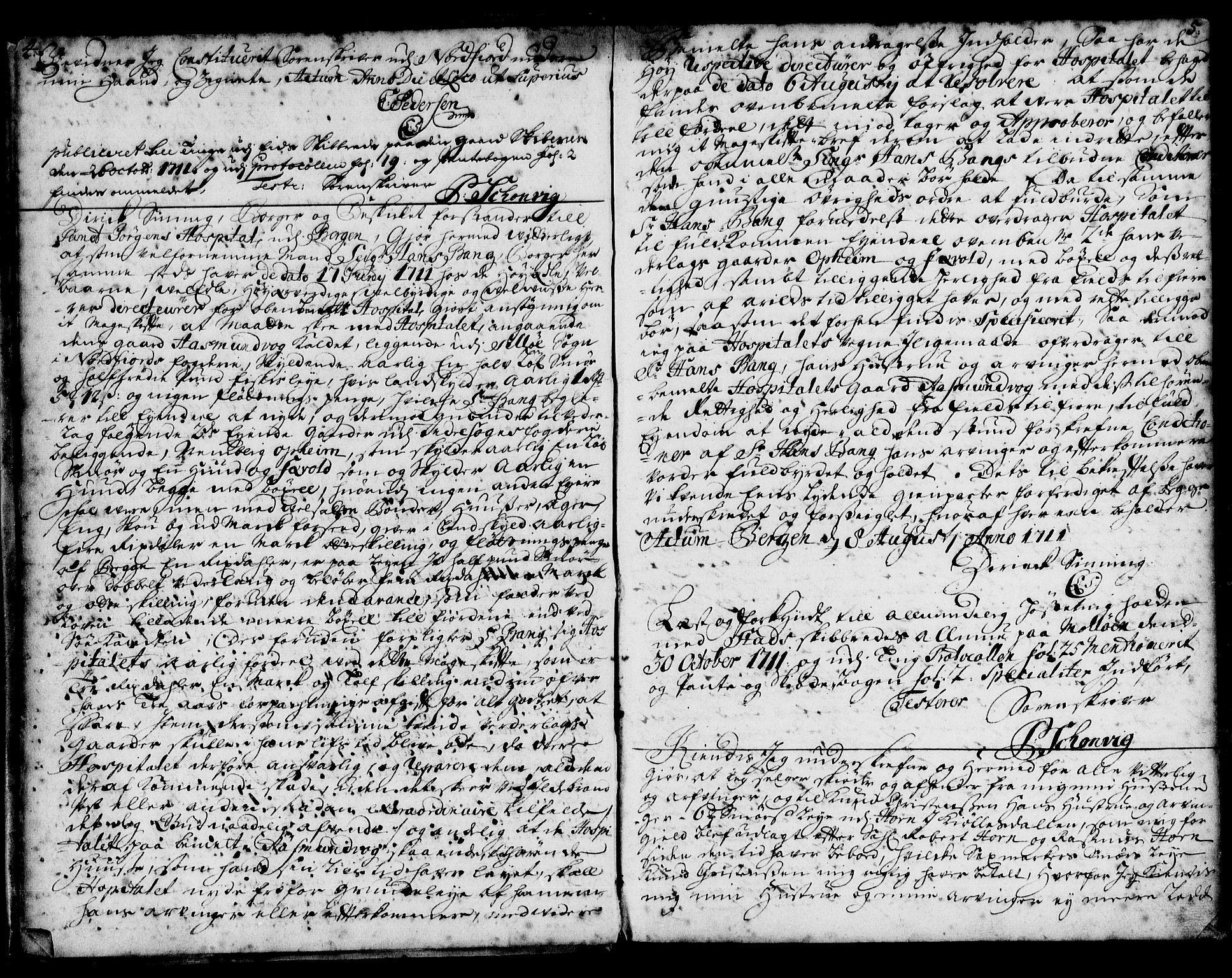 Nordfjord sorenskriveri, AV/SAB-A-2801/02/02b/02ba/L0001: Mortgage book no. II.B.a.1, 1711-1717, p. 4-5