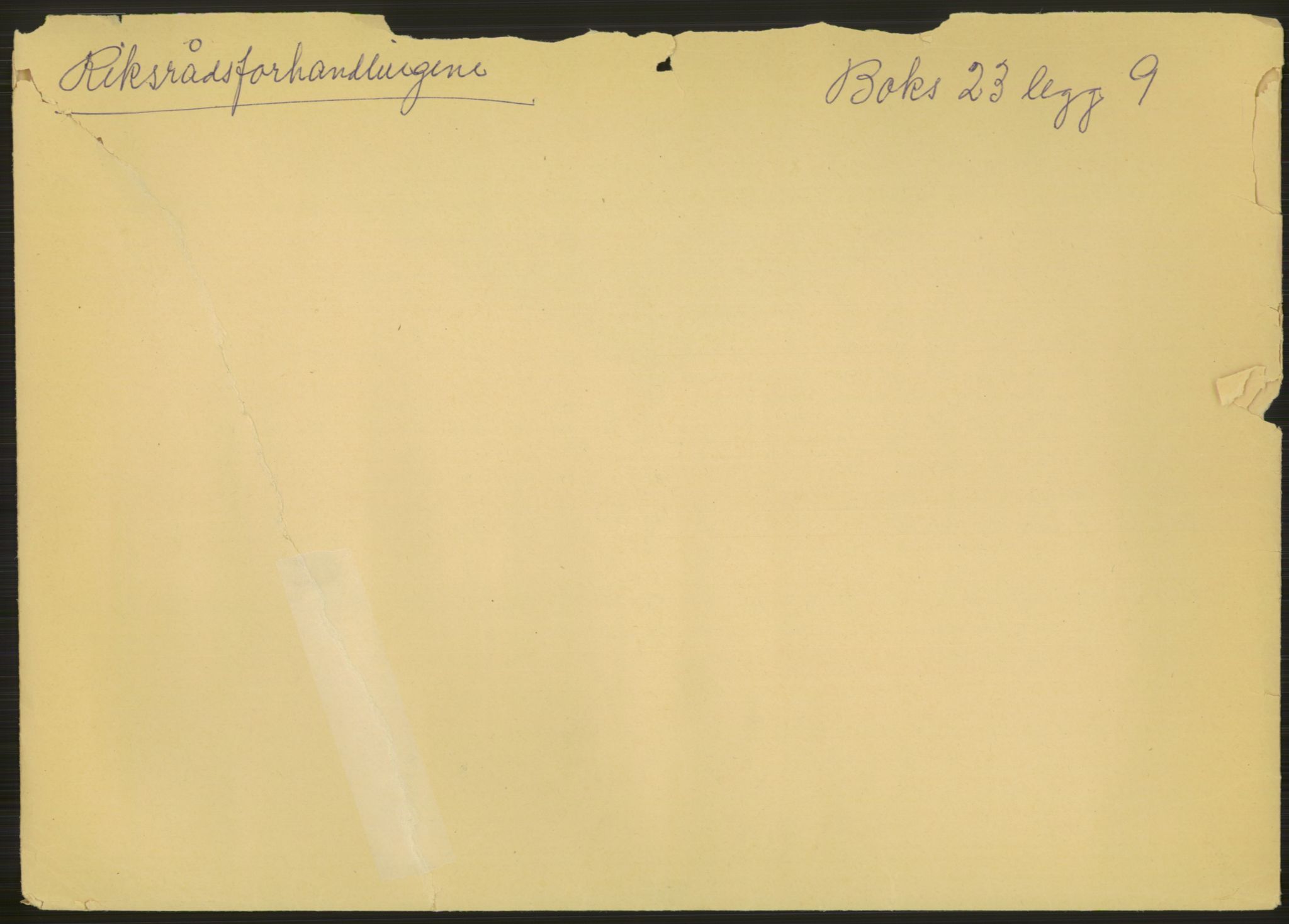 Undersøkelseskommisjonen av 1945, AV/RA-S-1566/D/Db/L0023: Regjeringskonferanse - Riksrådsforhandlingene, 1945-1947, p. 1285