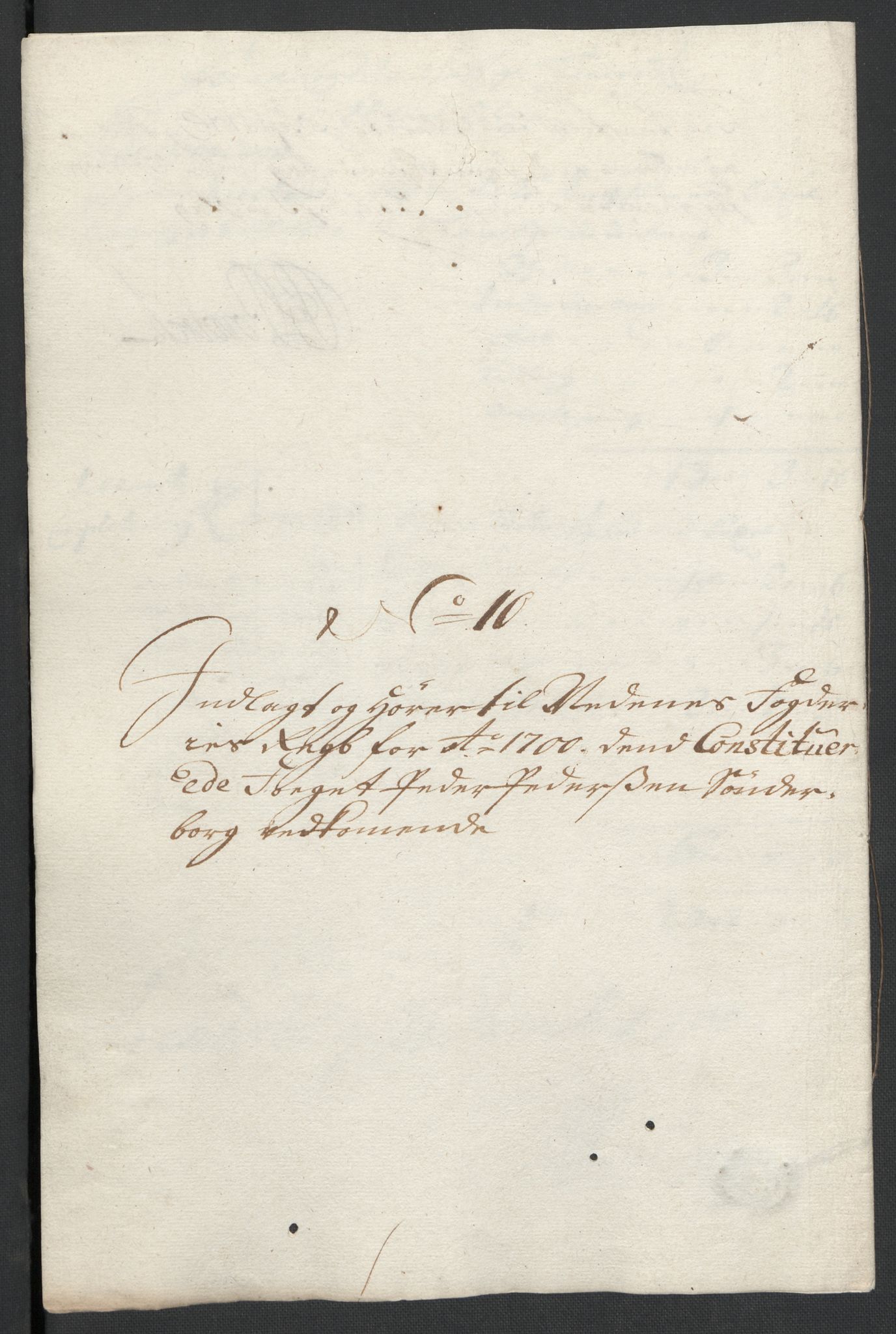 Rentekammeret inntil 1814, Reviderte regnskaper, Fogderegnskap, AV/RA-EA-4092/R39/L2315: Fogderegnskap Nedenes, 1700-1701, p. 82