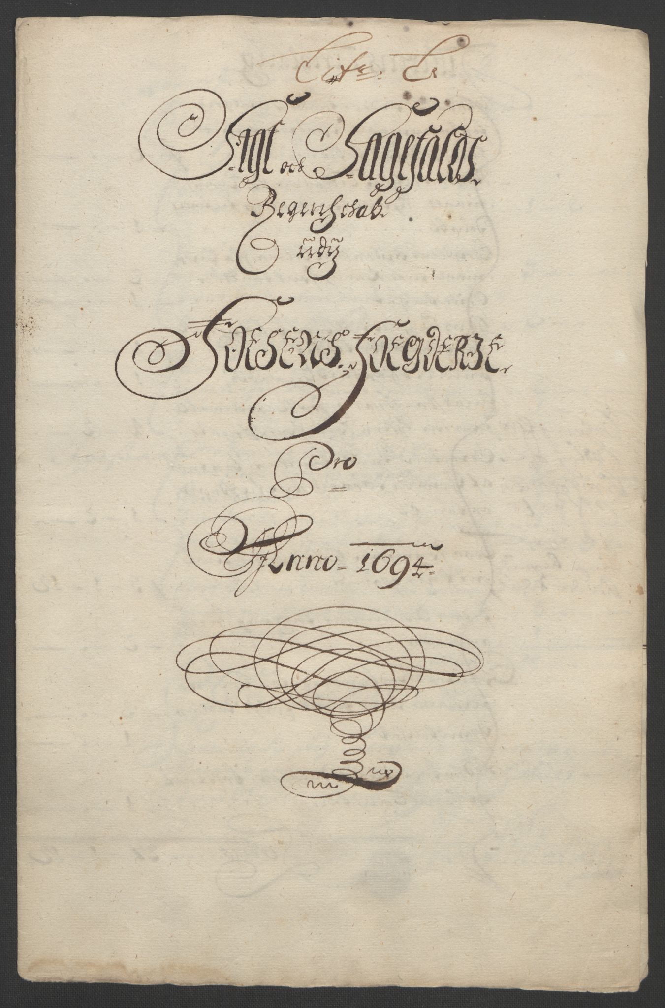Rentekammeret inntil 1814, Reviderte regnskaper, Fogderegnskap, RA/EA-4092/R57/L3850: Fogderegnskap Fosen, 1694, p. 149