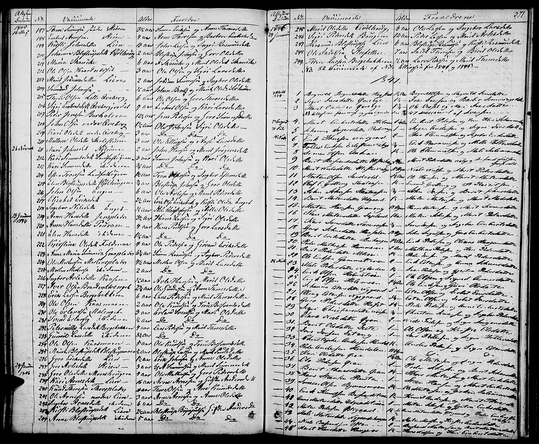 Tynset prestekontor, AV/SAH-PREST-058/H/Ha/Haa/L0019: Parish register (official) no. 19, 1829-1847, p. 371