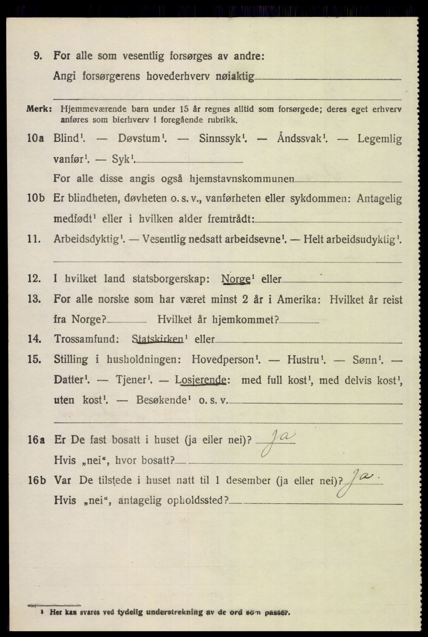 SAH, 1920 census for Elverum, 1920, p. 25505