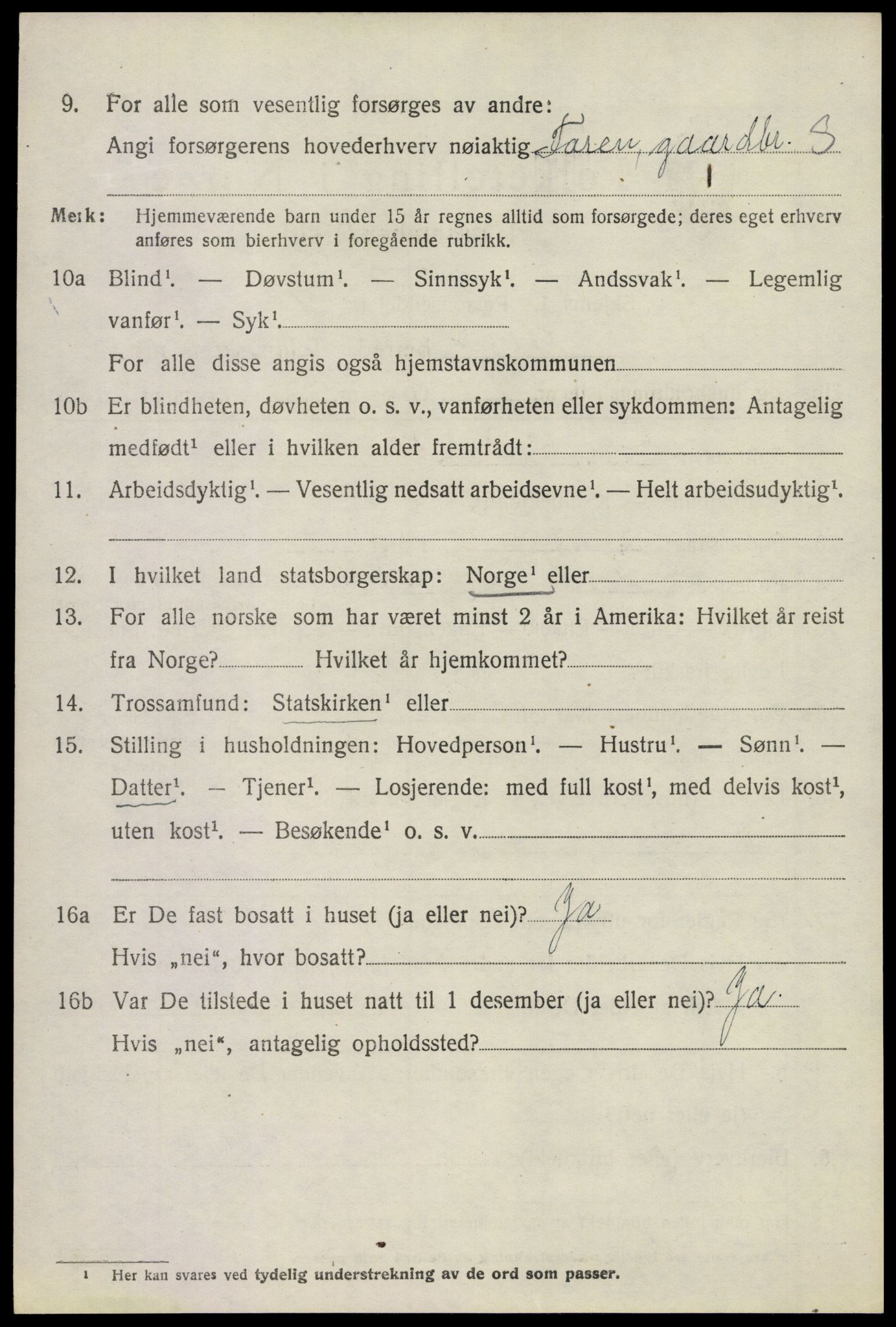 SAKO, 1920 census for Sem, 1920, p. 10782