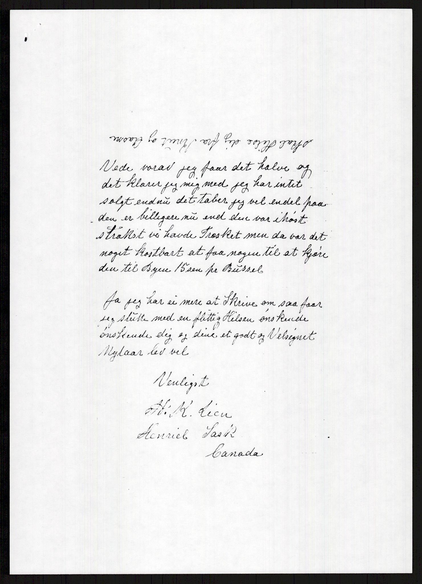 Samlinger til kildeutgivelse, Amerikabrevene, AV/RA-EA-4057/F/L0024: Innlån fra Telemark: Gunleiksrud - Willard, 1838-1914, p. 261