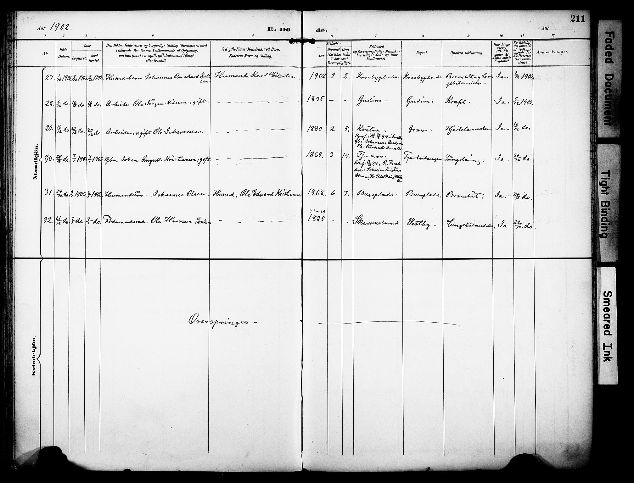 Rakkestad prestekontor Kirkebøker, AV/SAO-A-2008/F/Fa/L0013: Parish register (official) no. I 13, 1894-1908, p. 211