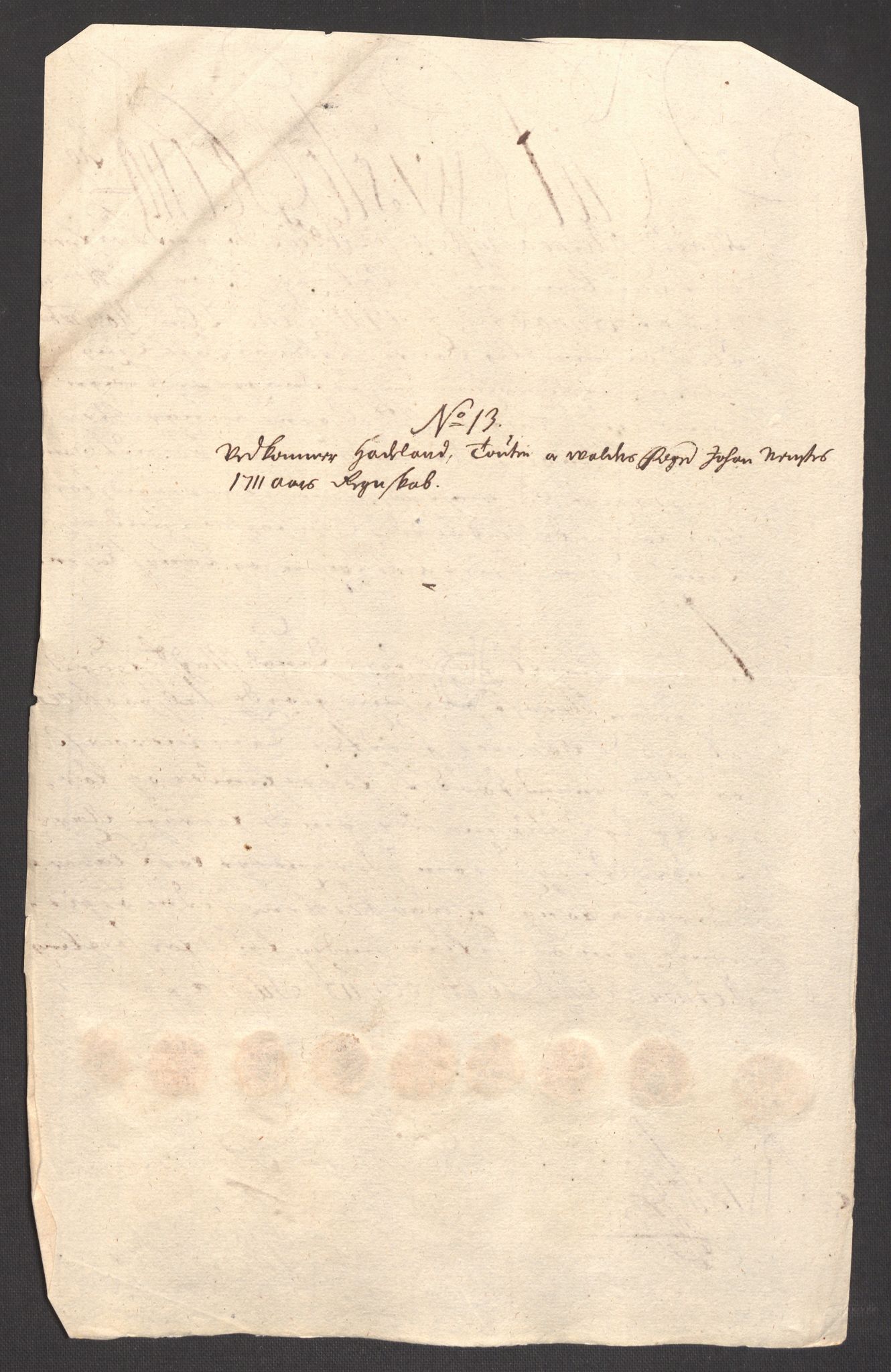 Rentekammeret inntil 1814, Reviderte regnskaper, Fogderegnskap, AV/RA-EA-4092/R18/L1308: Fogderegnskap Hadeland, Toten og Valdres, 1711, p. 474