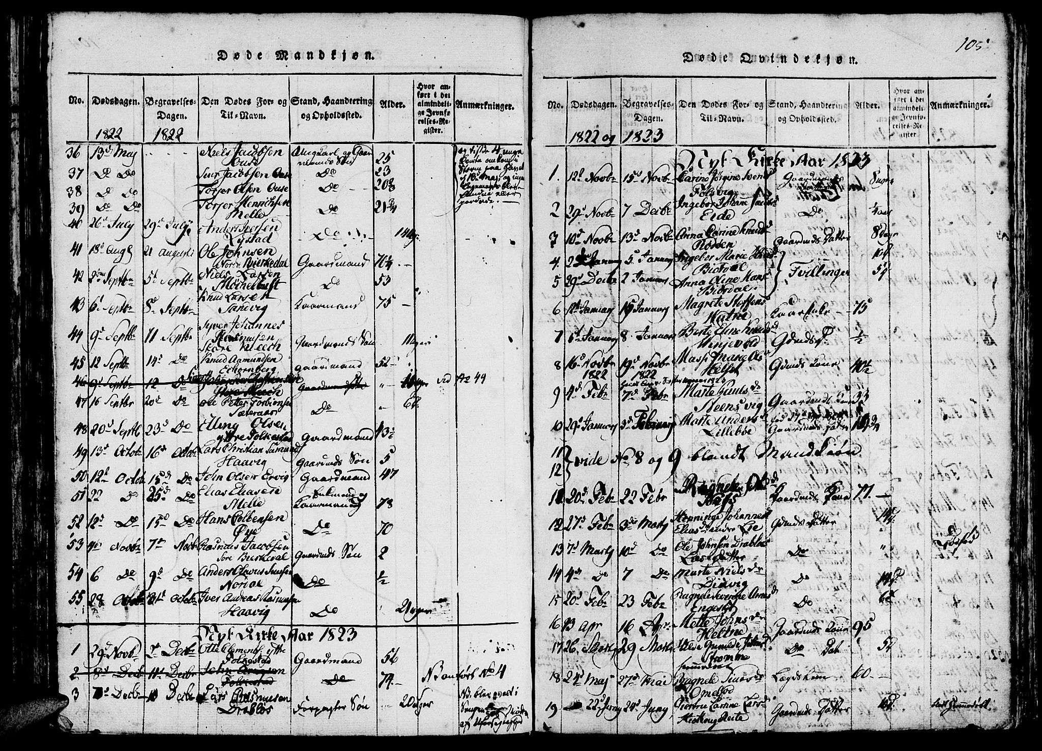 Ministerialprotokoller, klokkerbøker og fødselsregistre - Møre og Romsdal, AV/SAT-A-1454/511/L0138: Parish register (official) no. 511A05, 1817-1832, p. 105