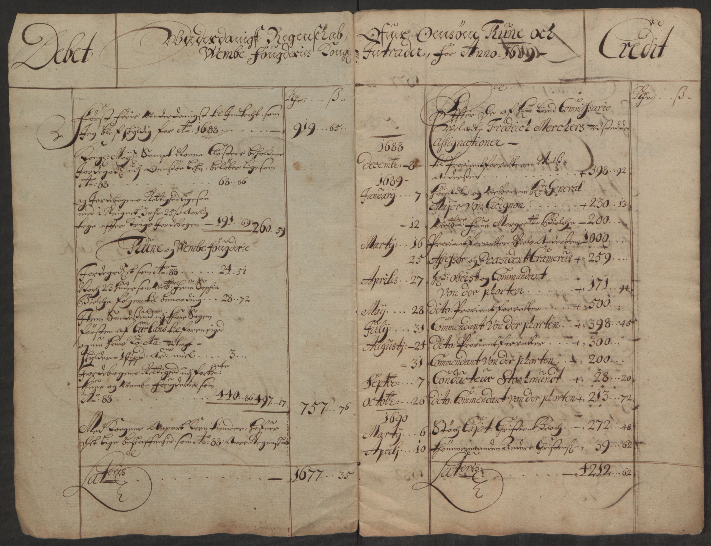 Rentekammeret inntil 1814, Reviderte regnskaper, Fogderegnskap, RA/EA-4092/R03/L0118: Fogderegnskap Onsøy, Tune, Veme og Åbygge fogderi, 1684-1689, p. 4