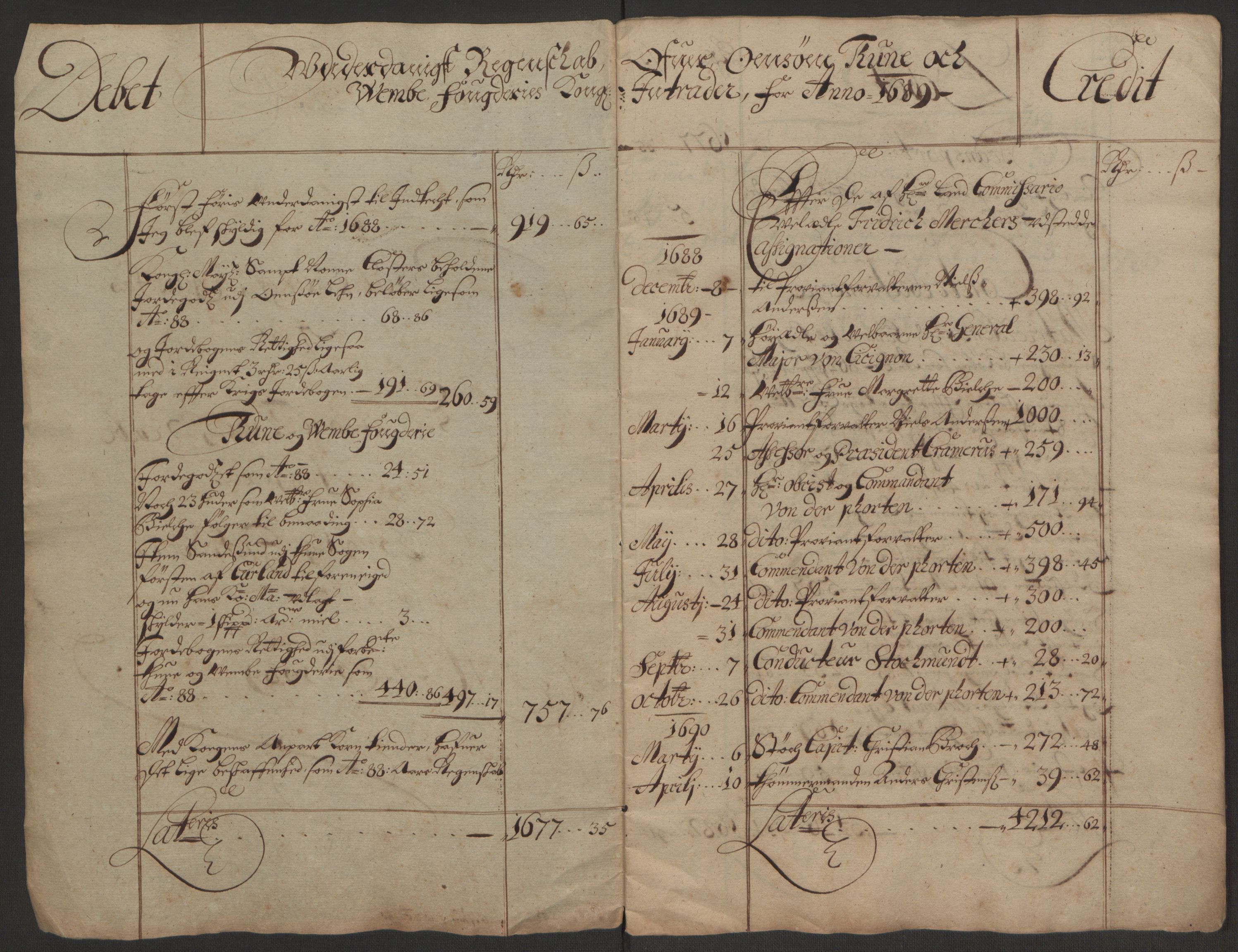 Rentekammeret inntil 1814, Reviderte regnskaper, Fogderegnskap, AV/RA-EA-4092/R03/L0118: Fogderegnskap Onsøy, Tune, Veme og Åbygge fogderi, 1684-1689, p. 4