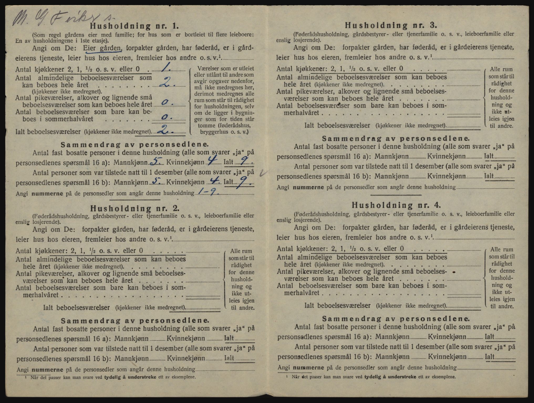 SATØ, 1920 census for Nord-Varanger, 1920, p. 34