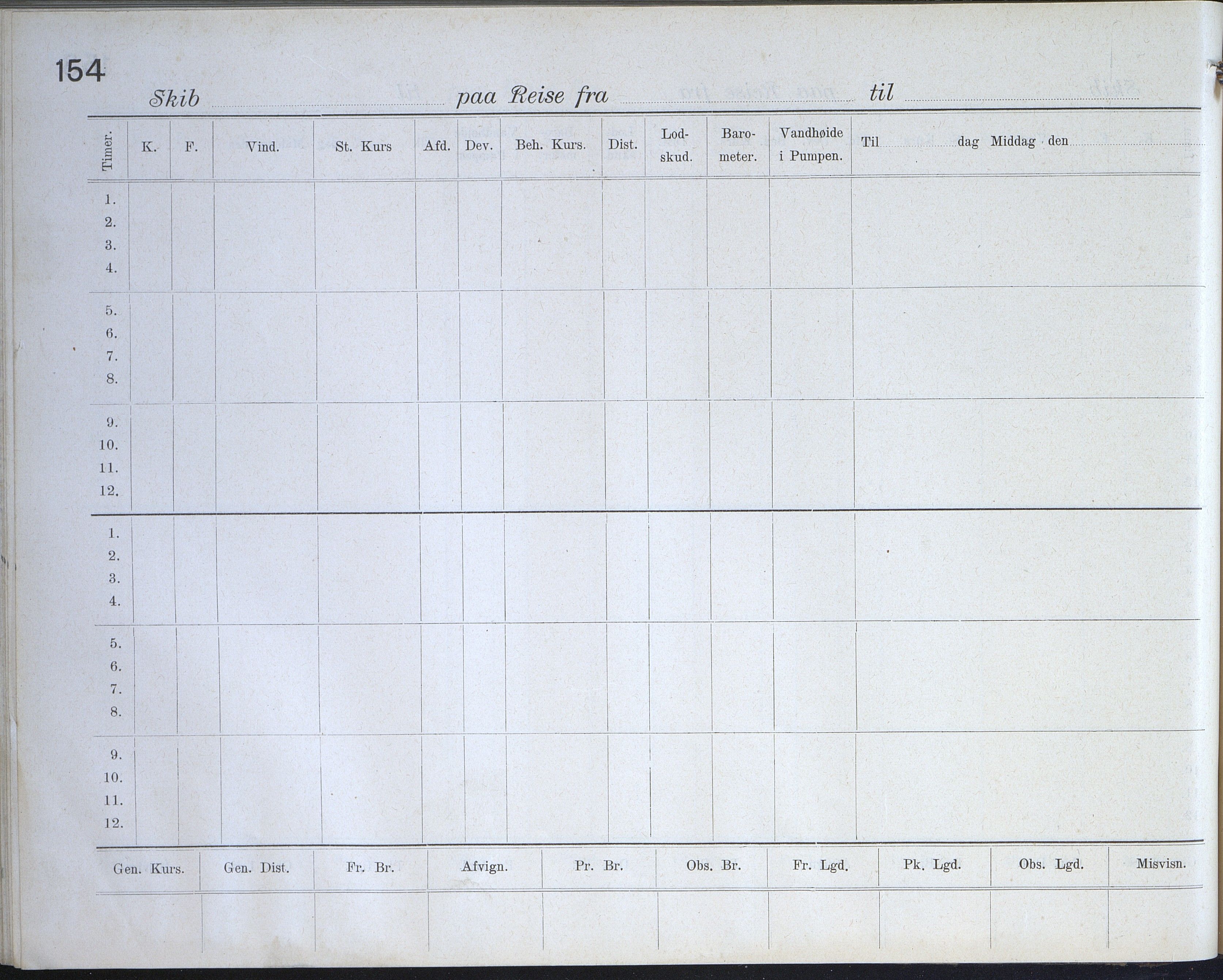 Fartøysarkivet, AAKS/PA-1934/F/L0272: Pehr Ugland (bark), 1891-1929, p. 154