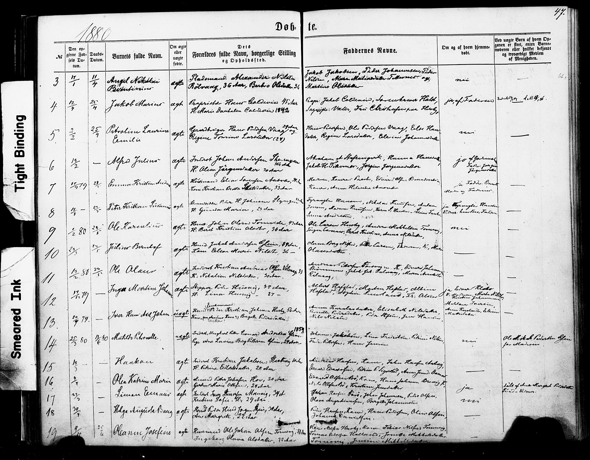Ministerialprotokoller, klokkerbøker og fødselsregistre - Nordland, AV/SAT-A-1459/835/L0524: Parish register (official) no. 835A02, 1865-1880, p. 47