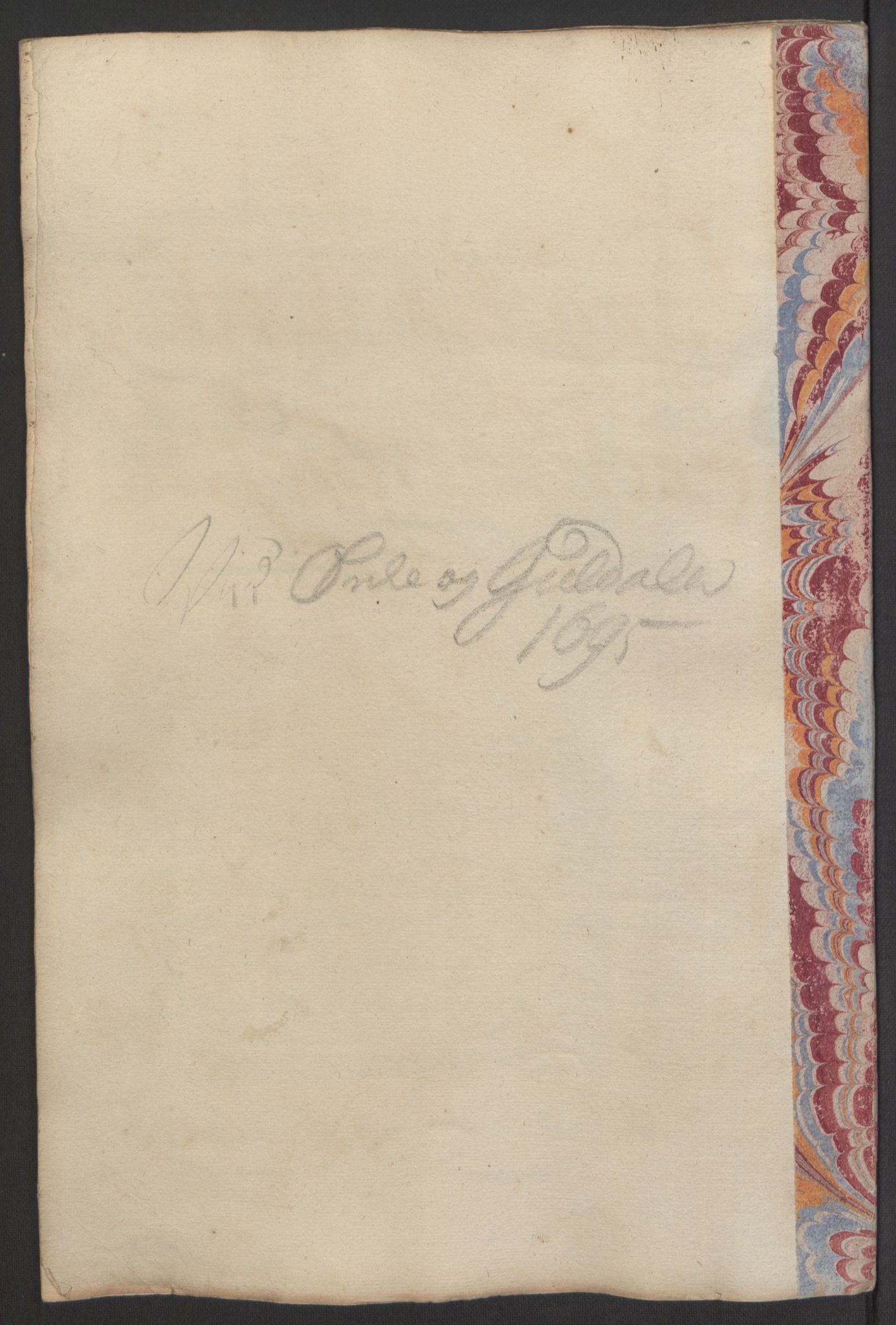 Rentekammeret inntil 1814, Reviderte regnskaper, Fogderegnskap, RA/EA-4092/R60/L3945: Fogderegnskap Orkdal og Gauldal, 1695, p. 159